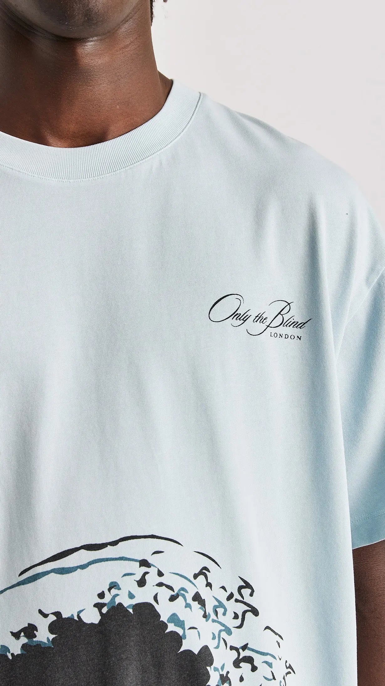 Stonewashed Wave T-Shirt - ONLY THE BLIND™