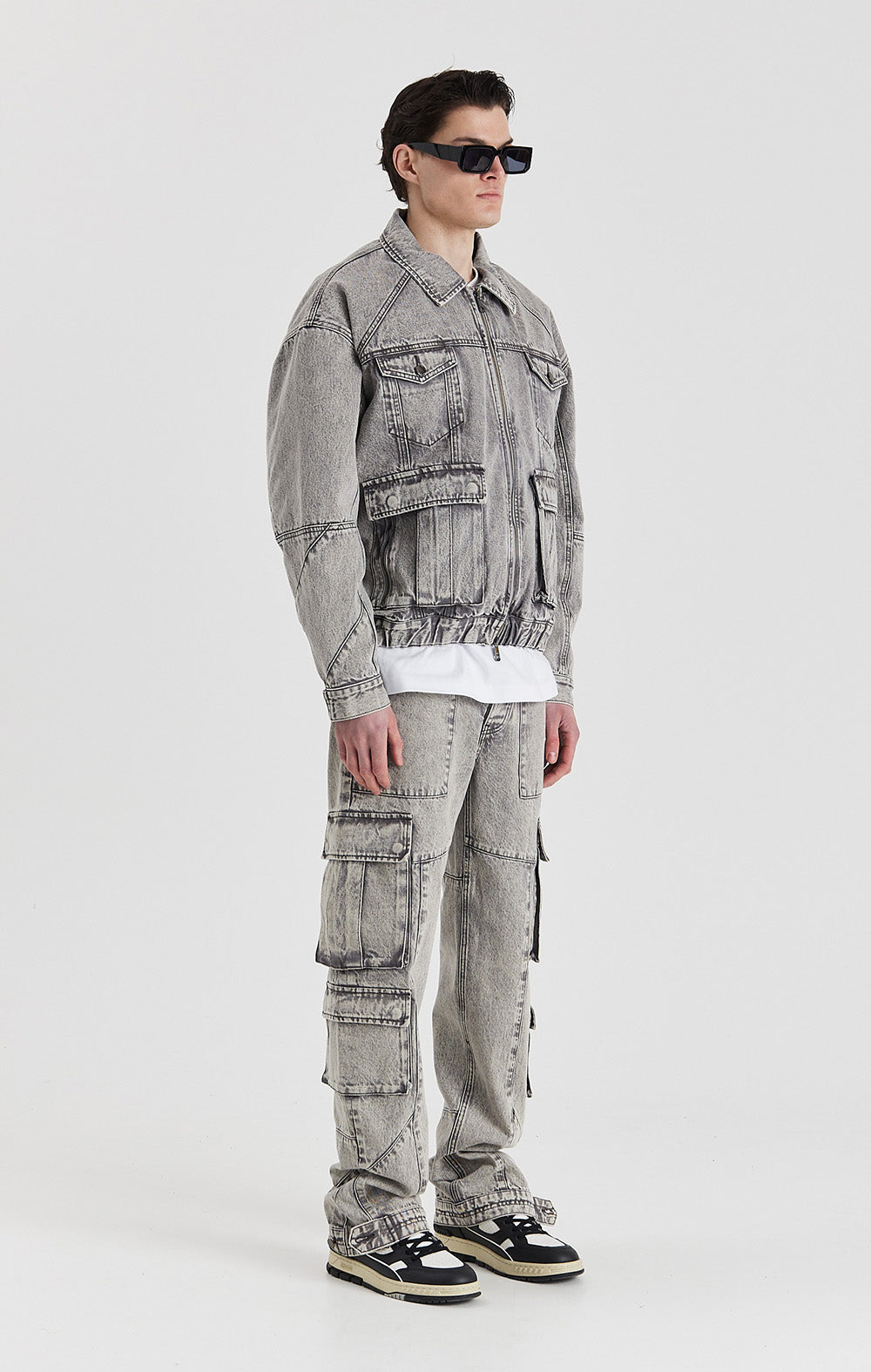 Silver Rock Denim Cargo Jeans - ONLY THE BLIND™