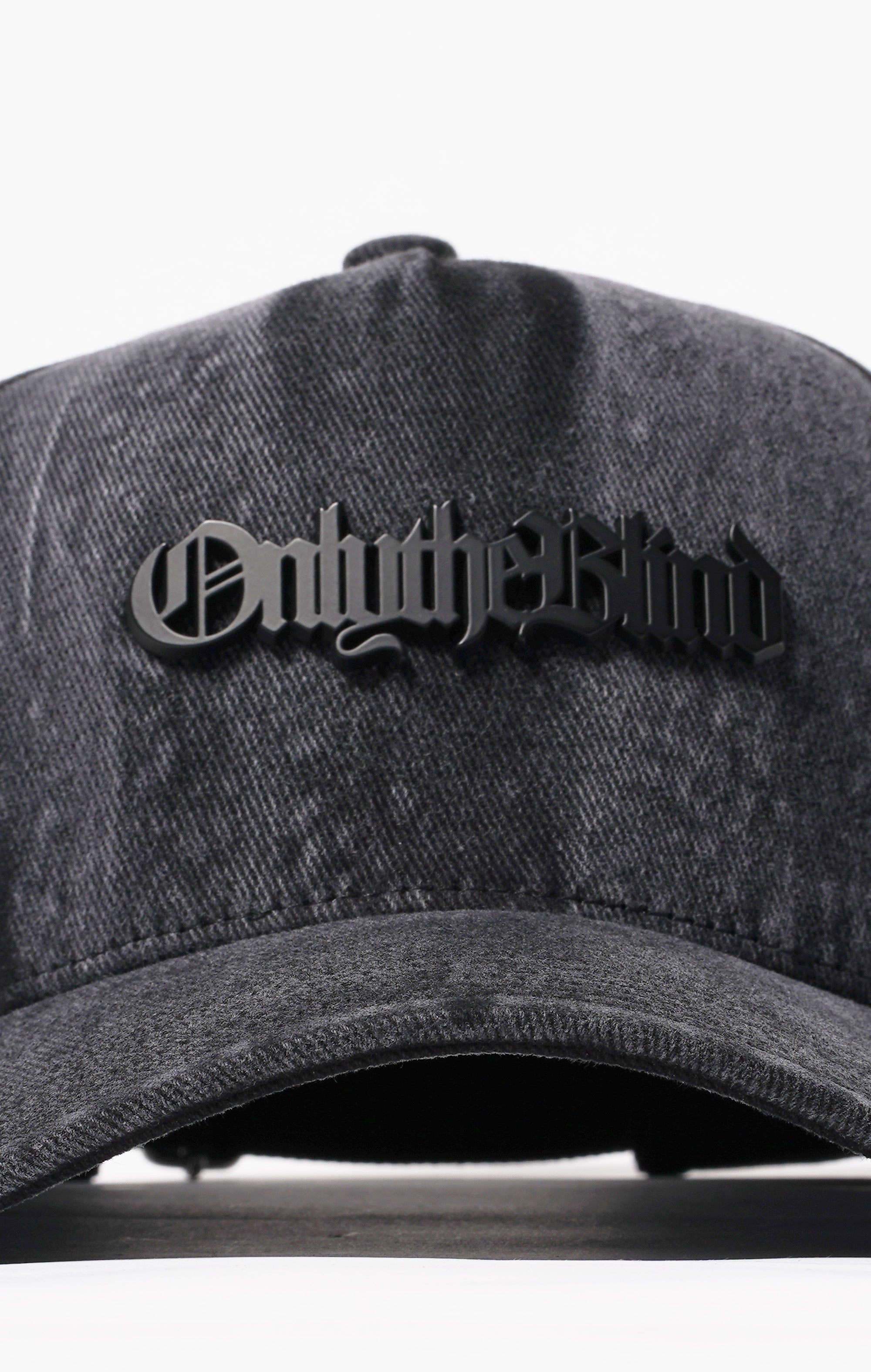 WASHED DENIM LOGO CAP