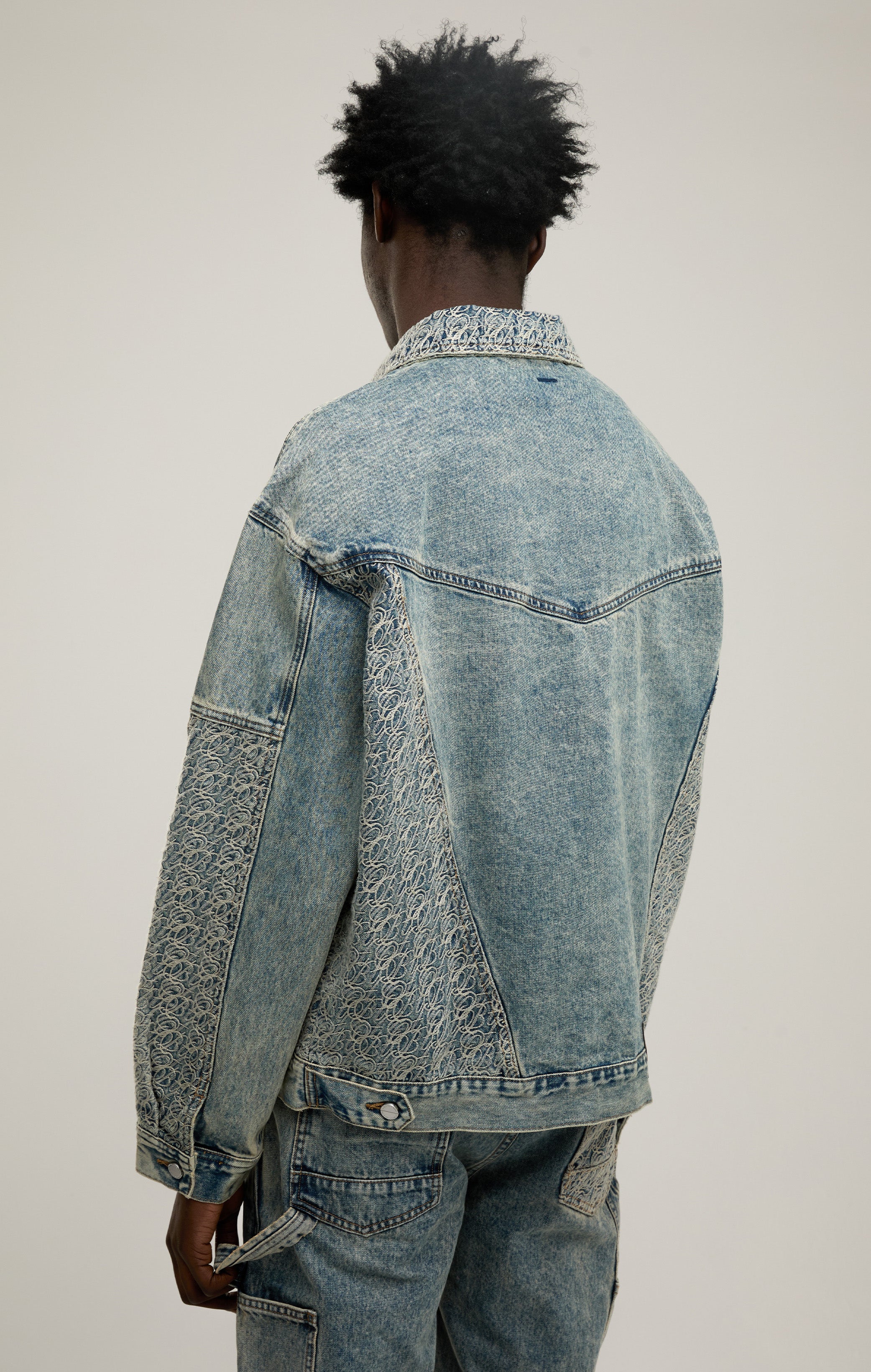 Signaturstich -Denimjacke