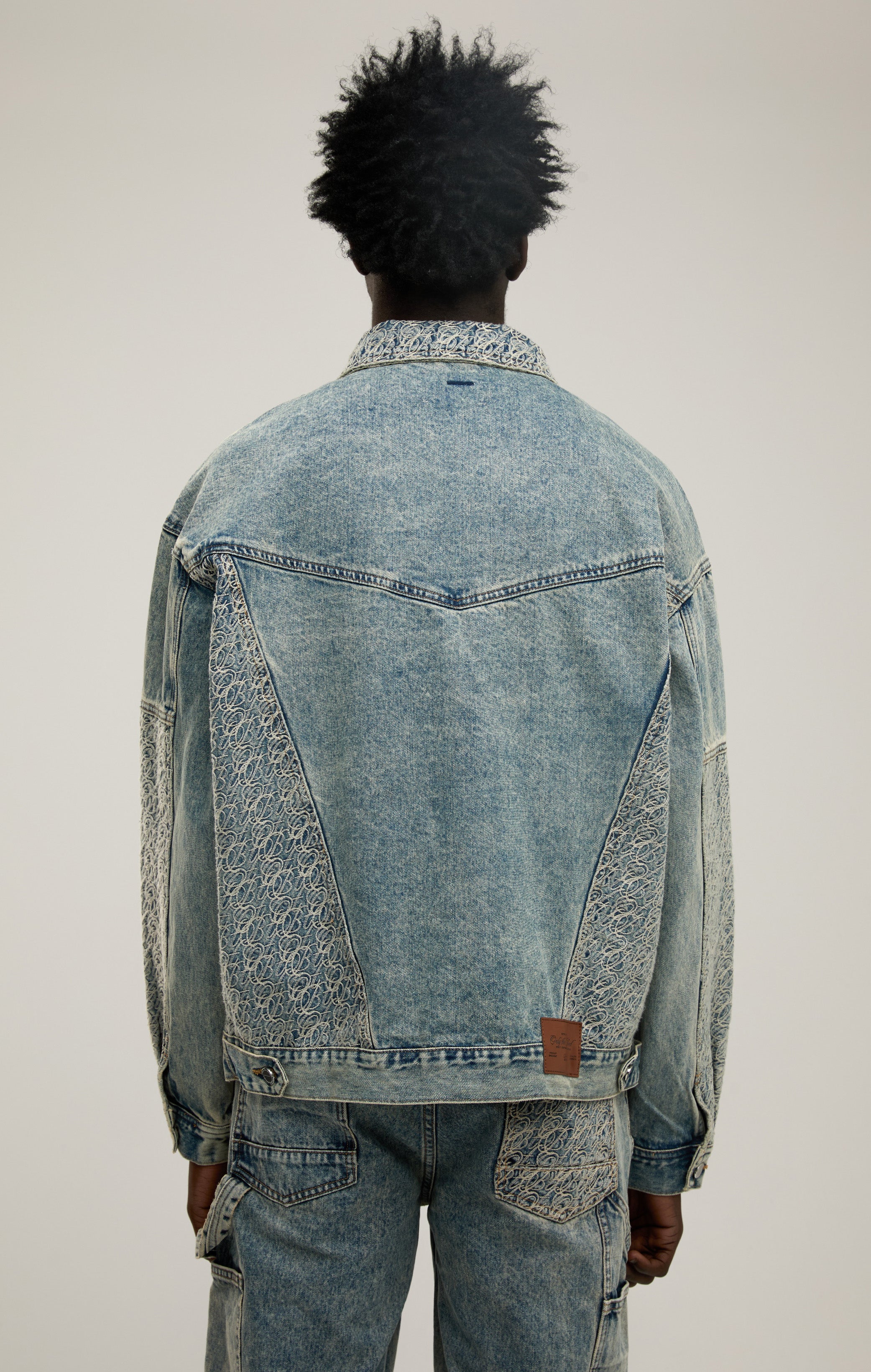 Signaturstich -Denimjacke