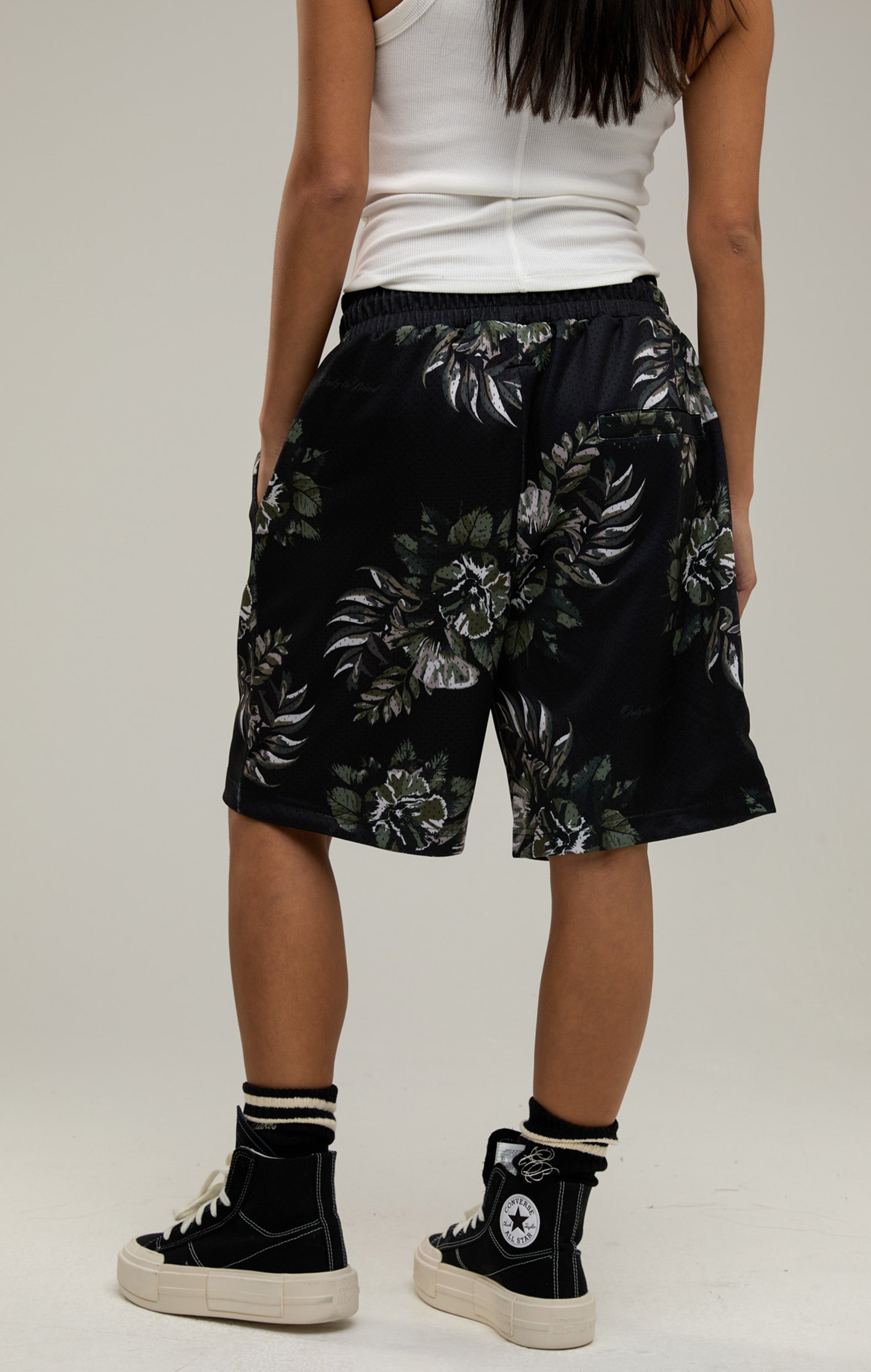 BOTANICAL MESH SHORTS