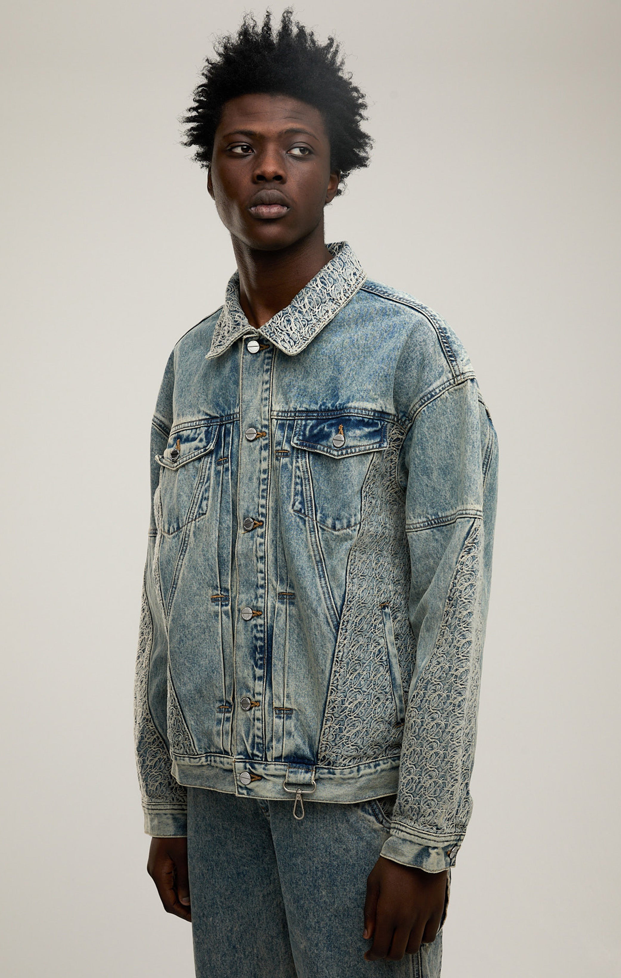 Signaturstich -Denimjacke