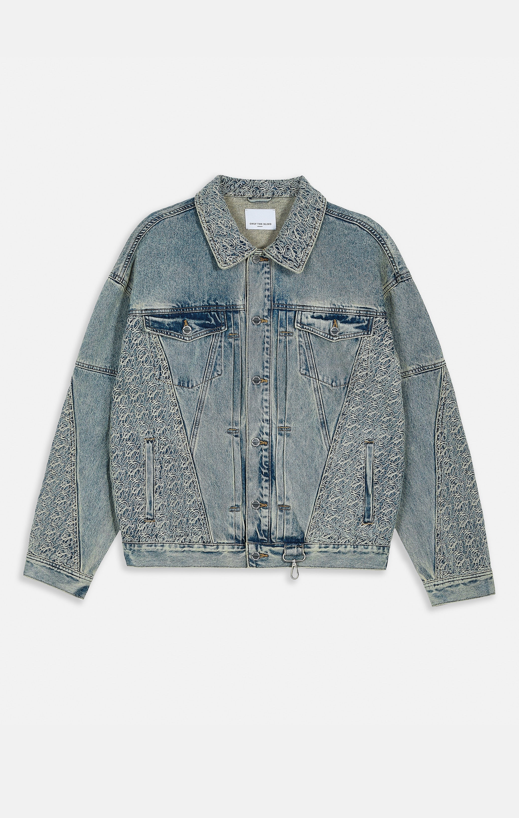 Signaturstich -Denimjacke