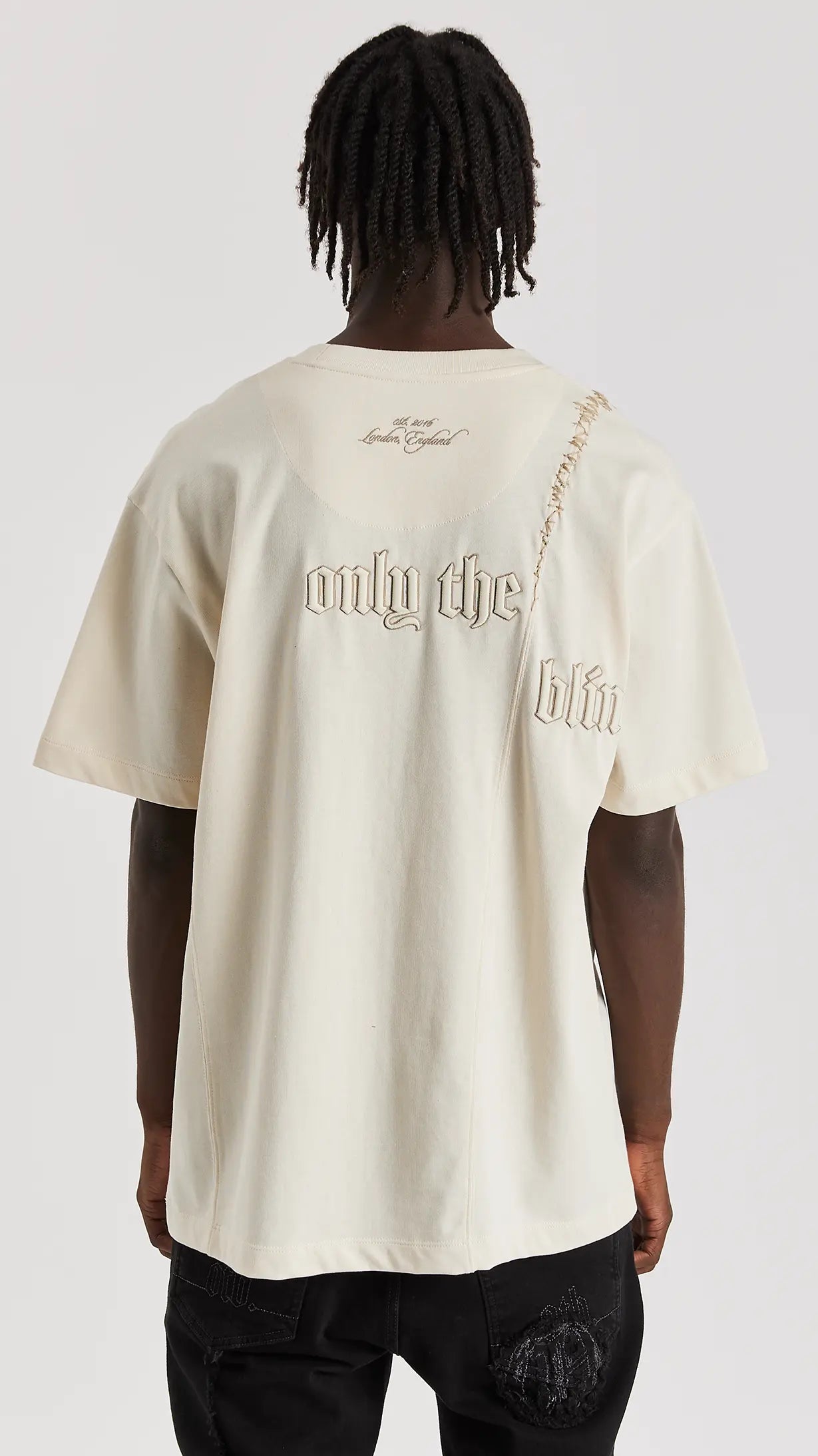 Sand Split Statement T-Shirt - ONLY THE BLIND™