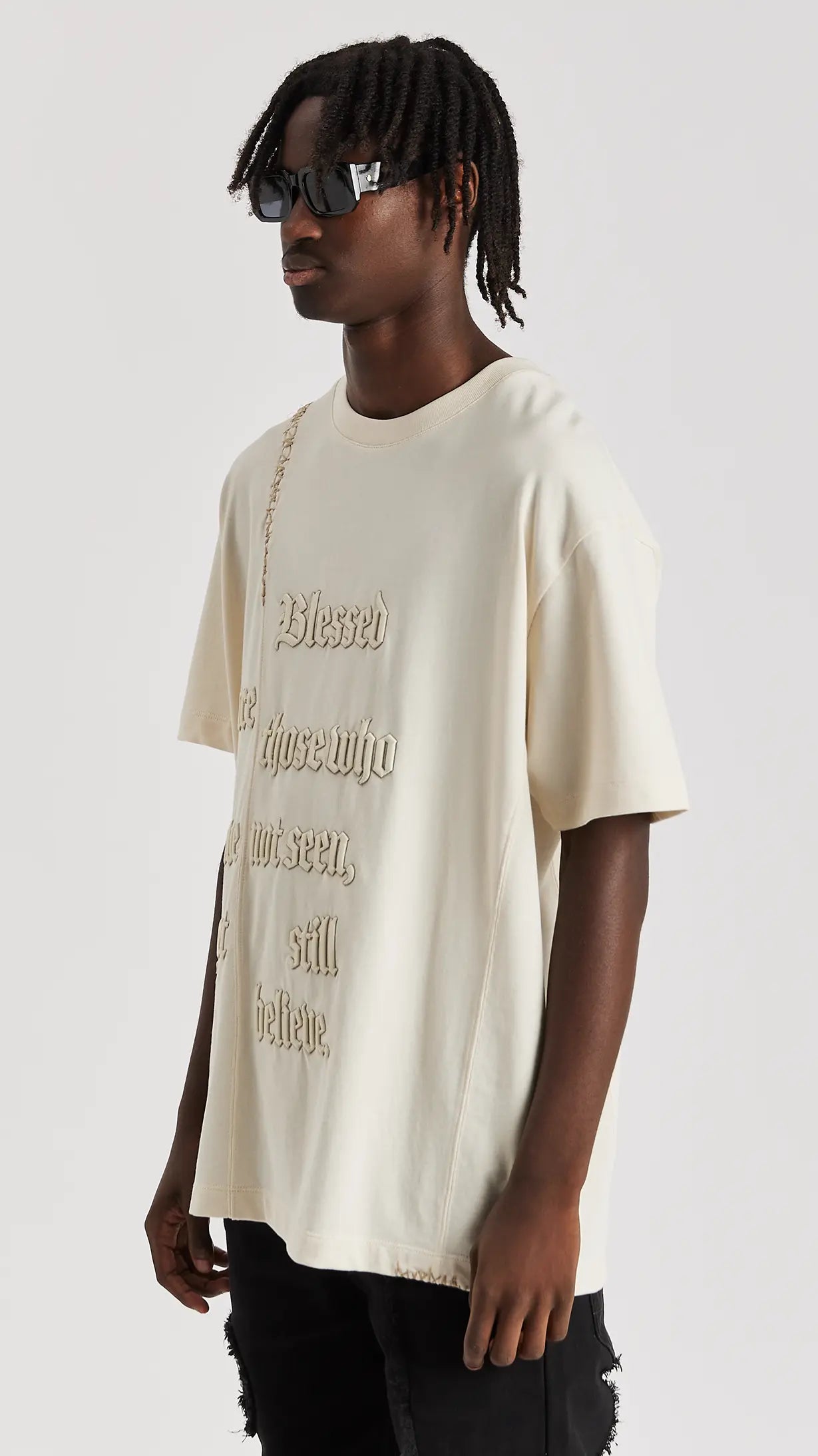 Sand Split Statement T-Shirt - ONLY THE BLIND™