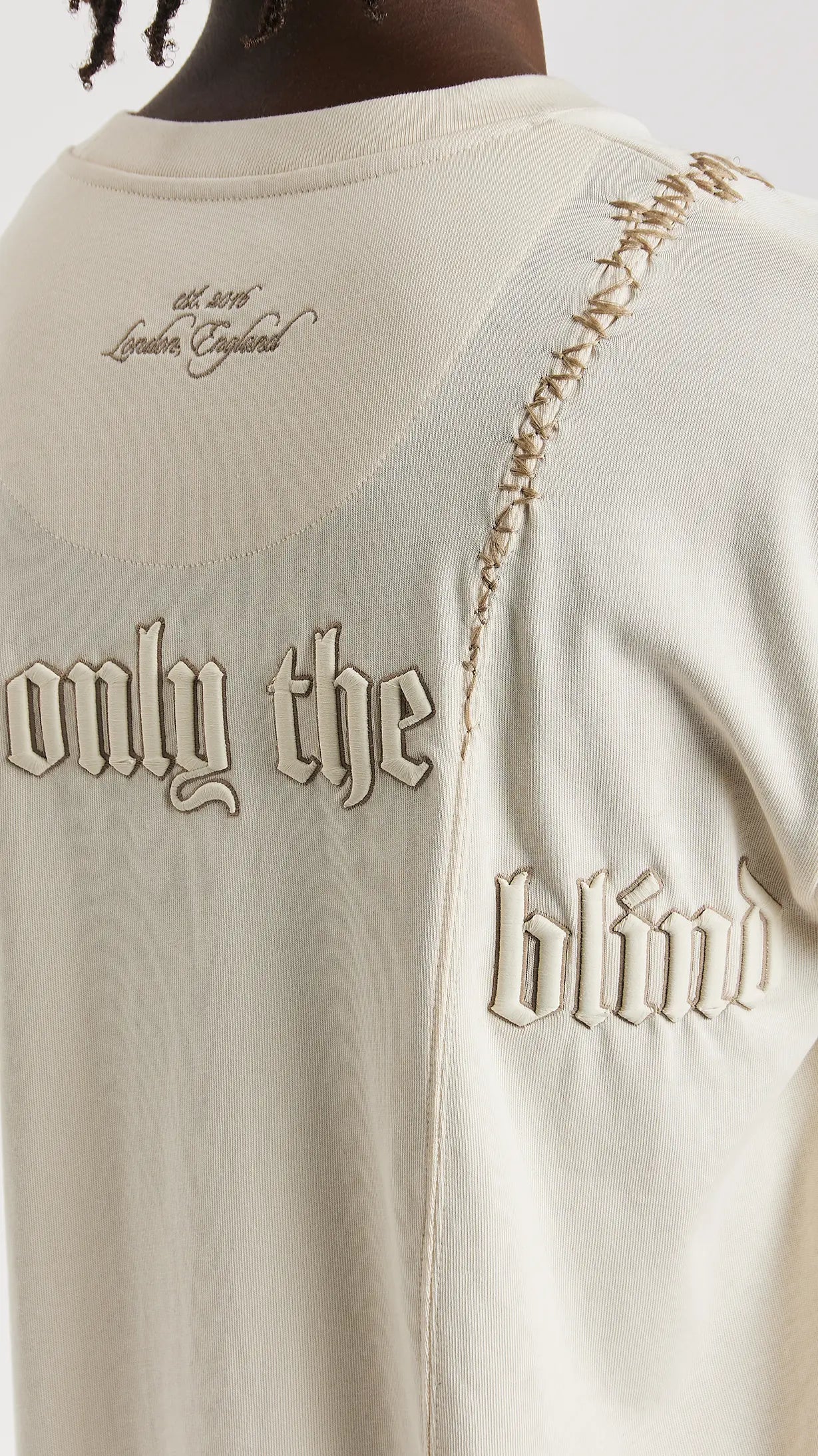 Sand Split Statement T-Shirt - ONLY THE BLIND™