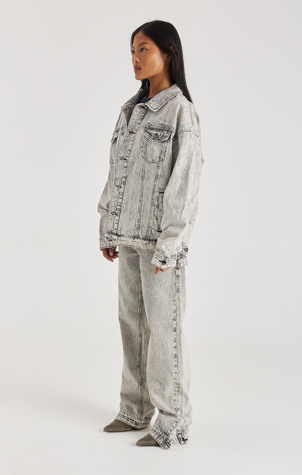 GREY ECLIPSE DENIM JACKET - ONLY THE BLIND™