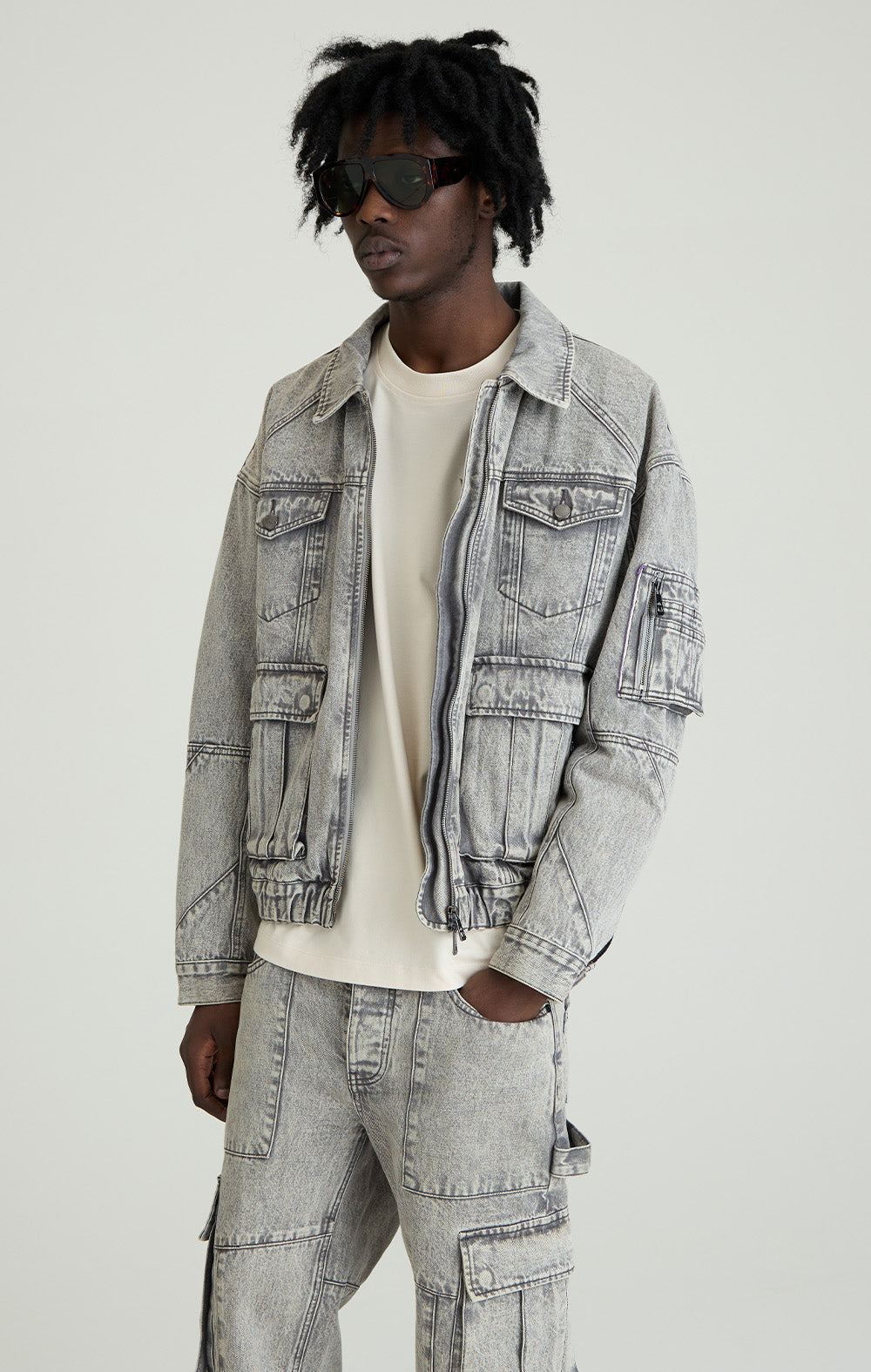Silver Rock Denim Jacke