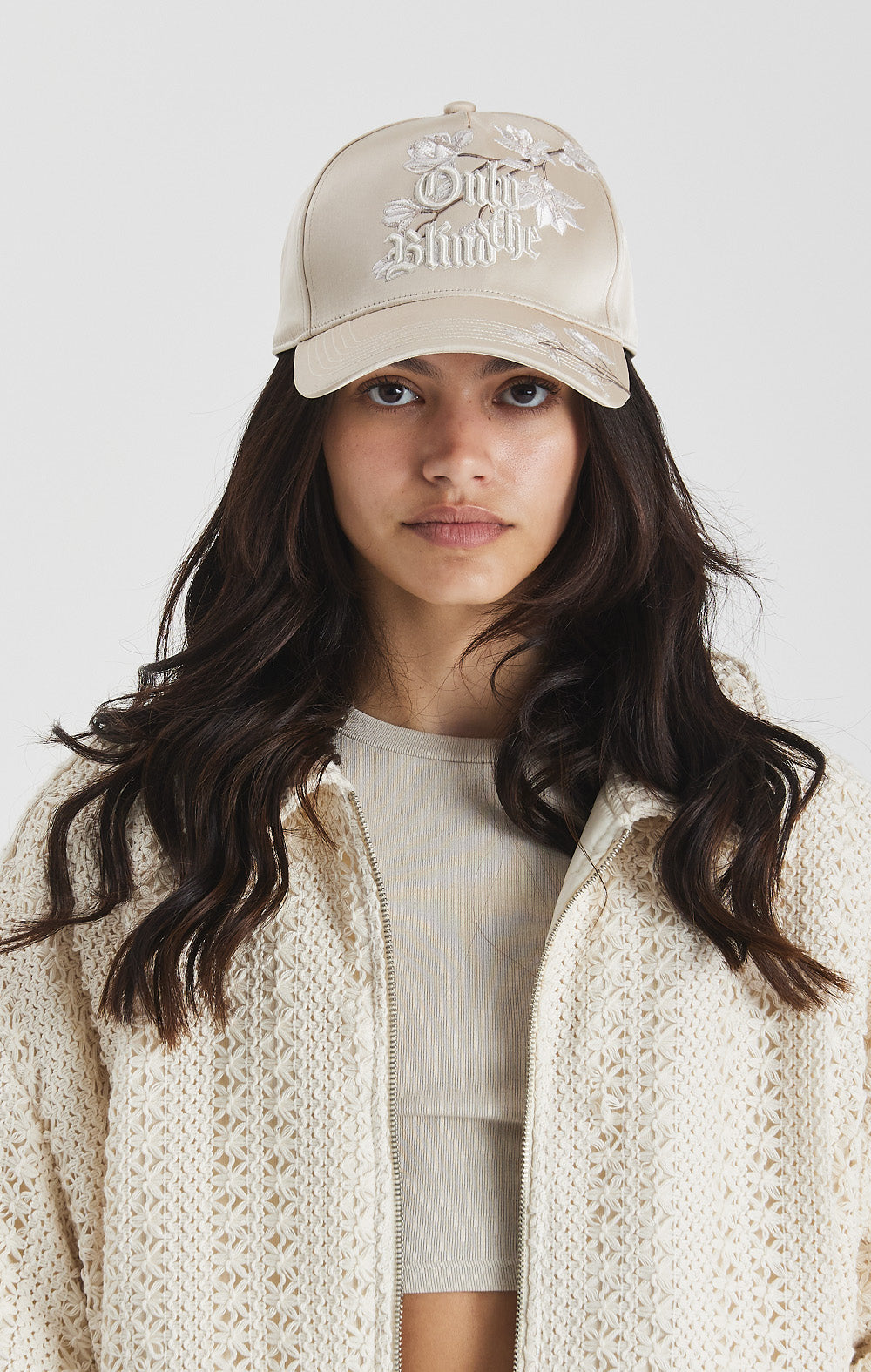 Satin Floral Cap - ONLY THE BLIND™