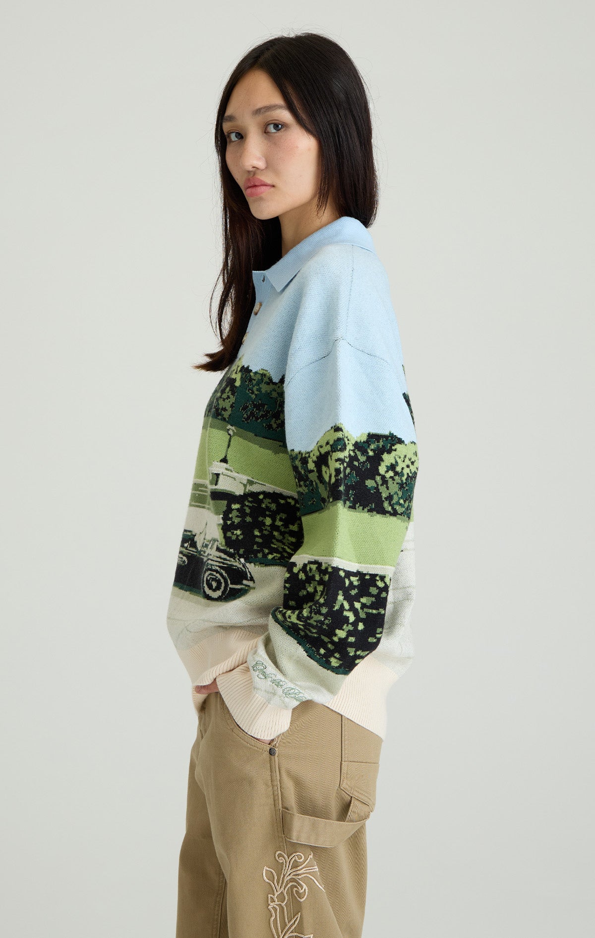 JARDIN DE BLAKE'S KNIT POLO