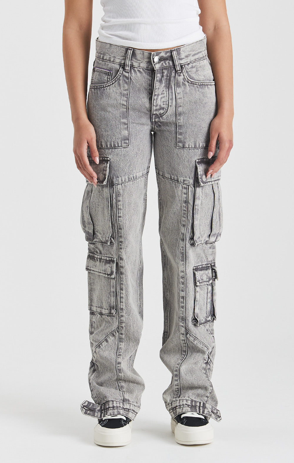 Silver Rock Denim Cargo Jeans - ONLY THE BLIND™