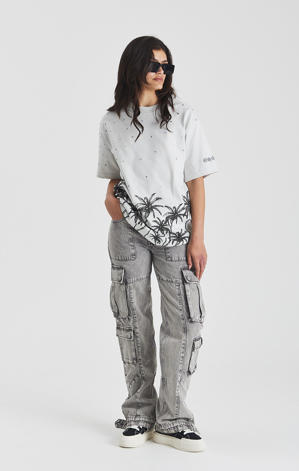 Silver Rock Denim Cargo Jeans - ONLY THE BLIND™