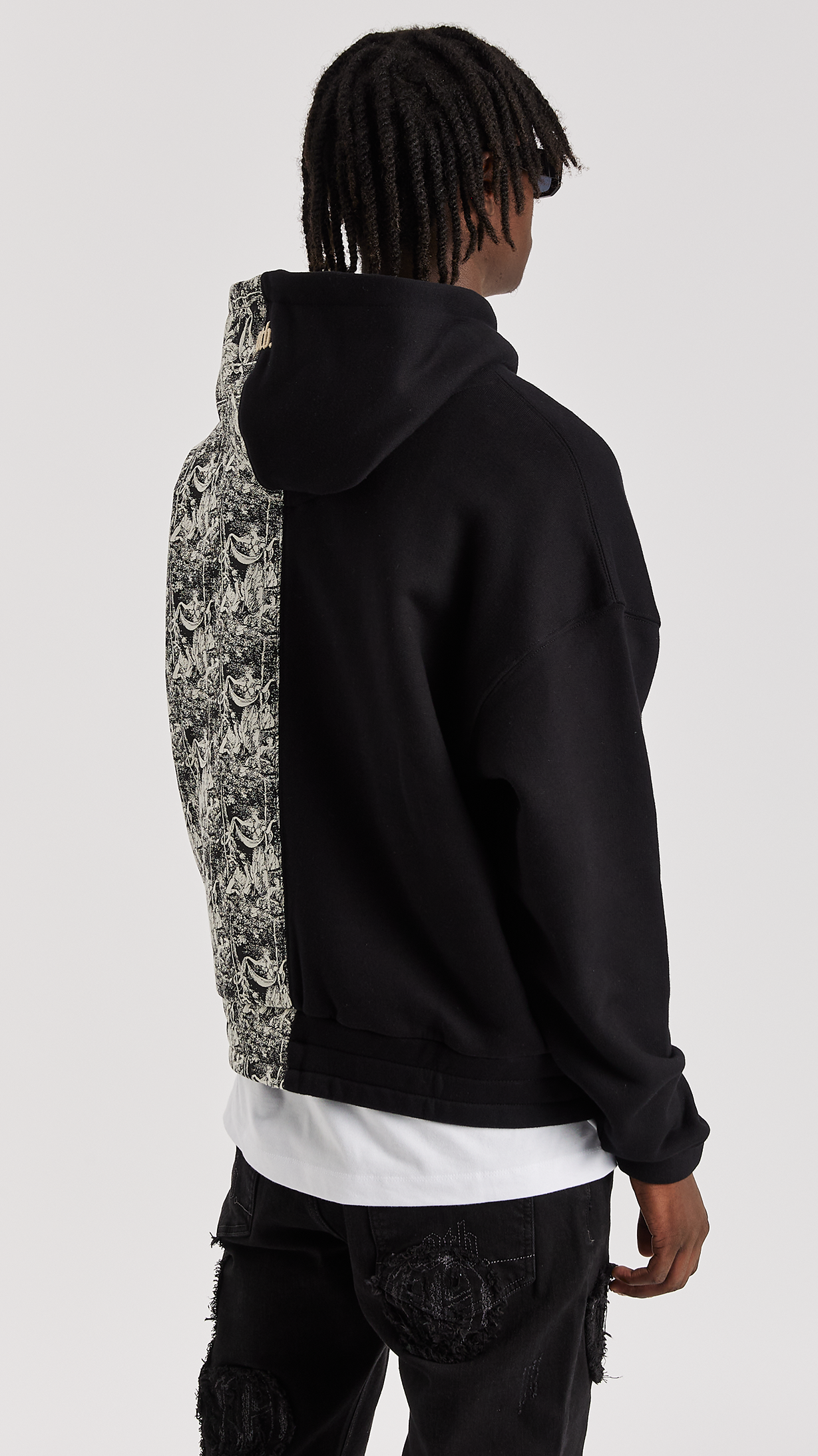 Split Jacquard Hoodie - ONLY THE BLIND™