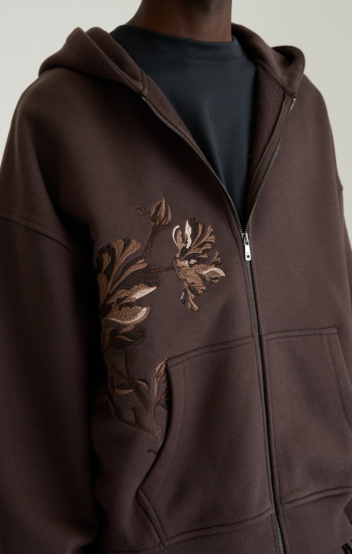 FADING BLOOM ZIP HOODIE