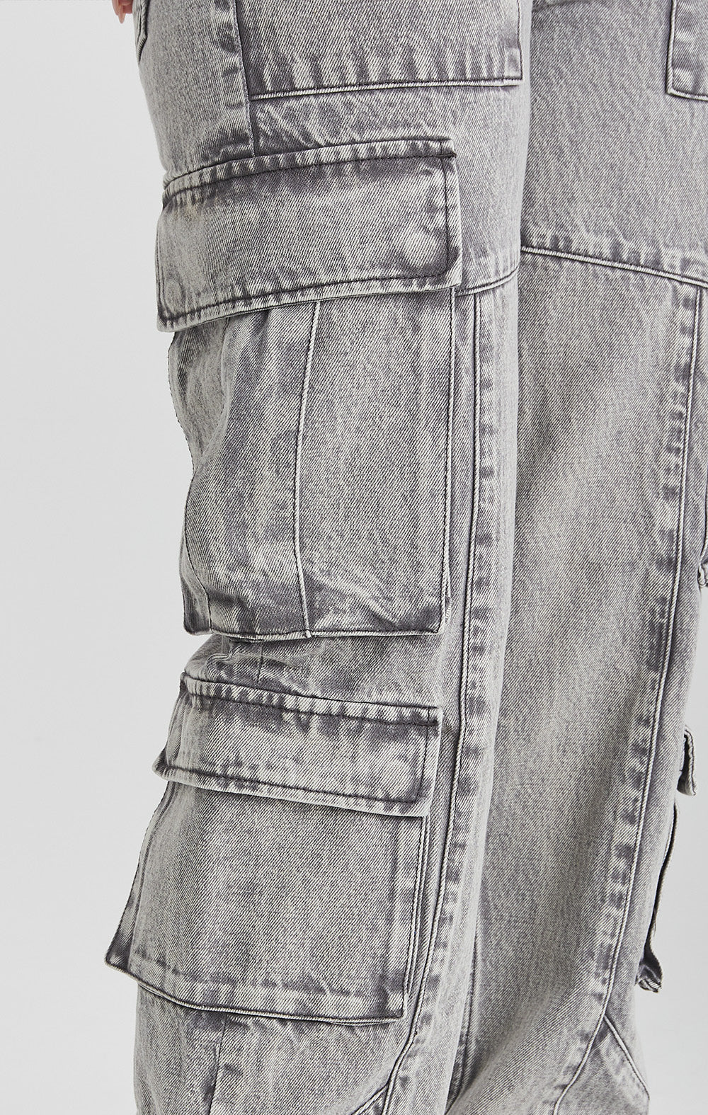 Silver Rock Denim Cargo Jeans - ONLY THE BLIND™