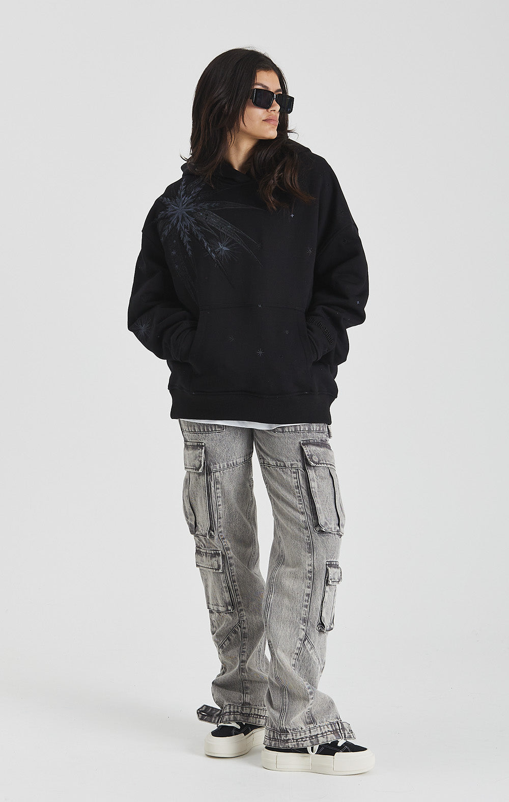 Dark Shooting Star Hoodie - ONLY THE BLIND™