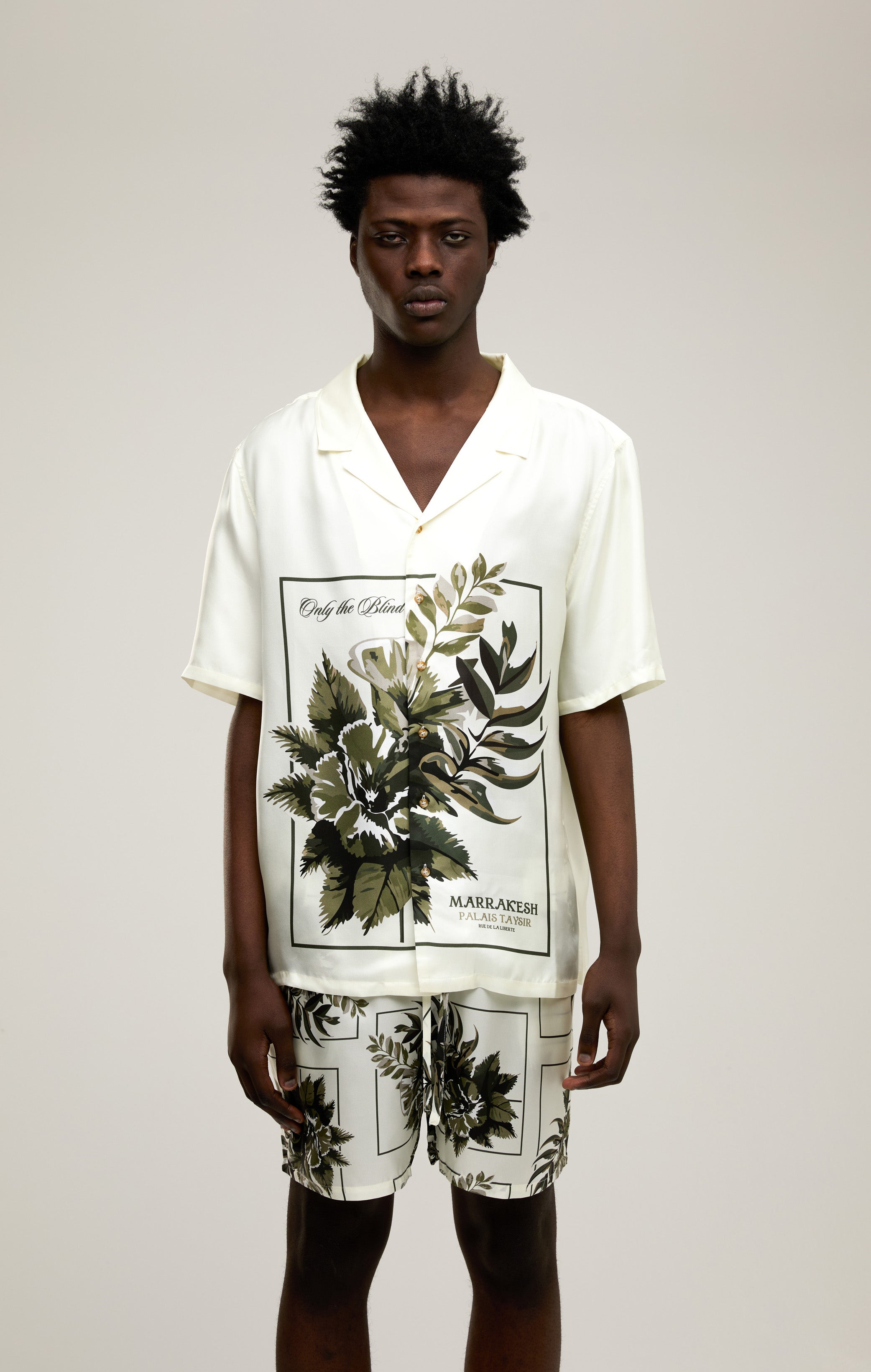BOTANICAL SILK SHIRT