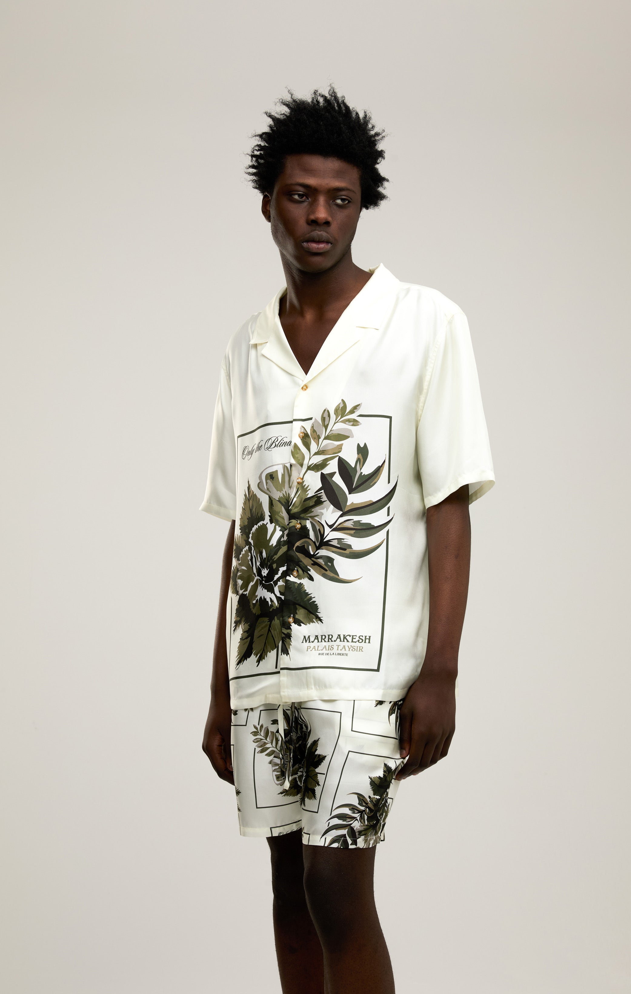 BOTANICAL SILK SHIRT