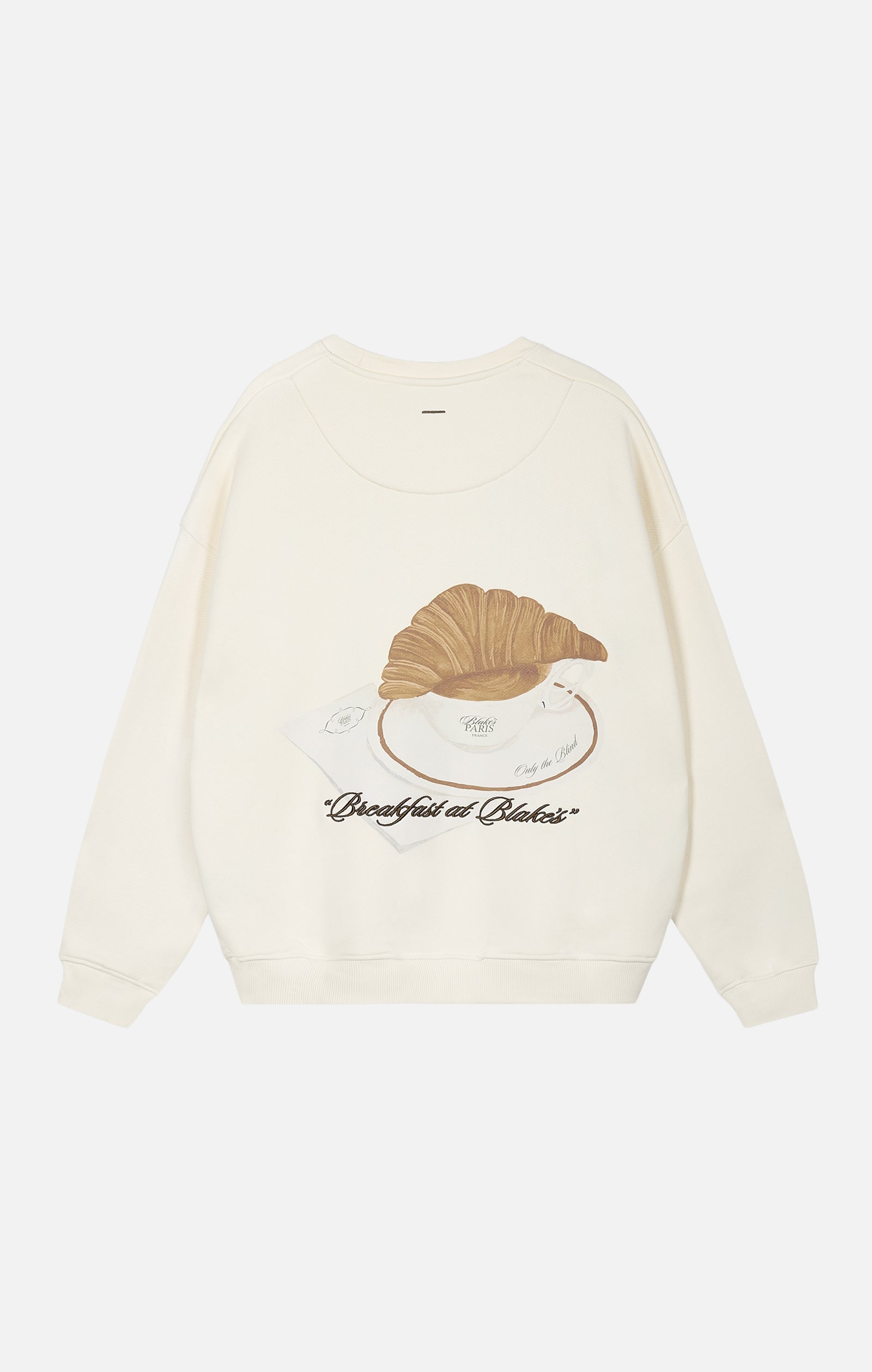 Frühstück in Blakes Sweatshirt