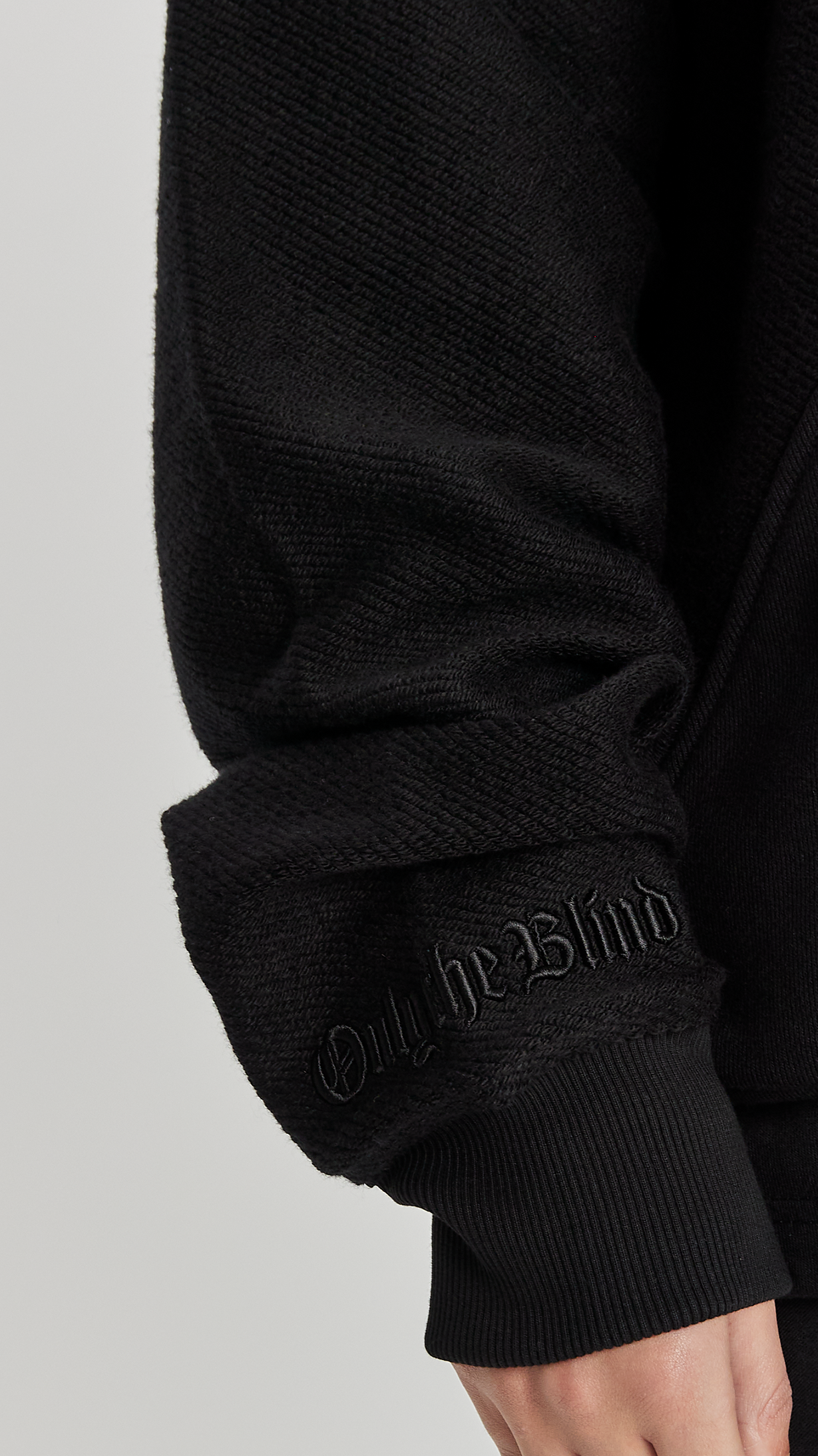 SPLIT CUT AND SEW HOODIE - ONLY THE BLIND™