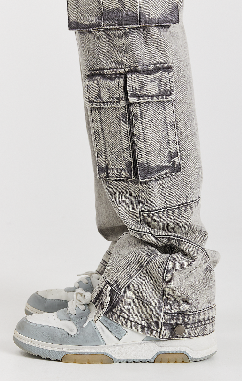Silver Rock Denim Cargo Jeans - ONLY THE BLIND™