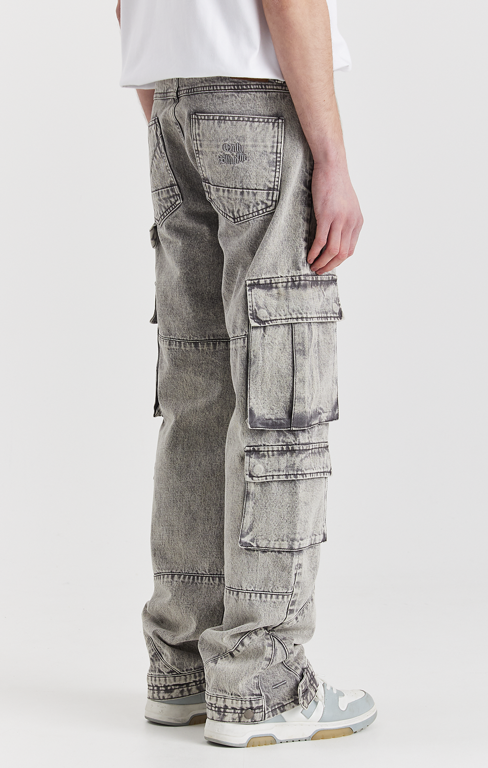Silver Rock Denim Cargo Jeans - ONLY THE BLIND™