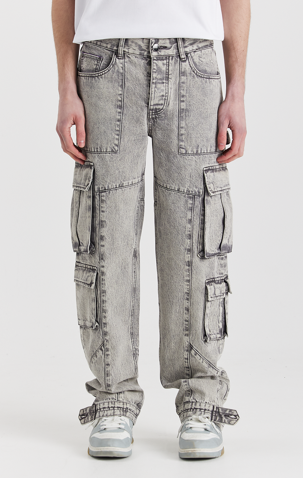 Silver Rock Denim Cargo Jeans - ONLY THE BLIND™