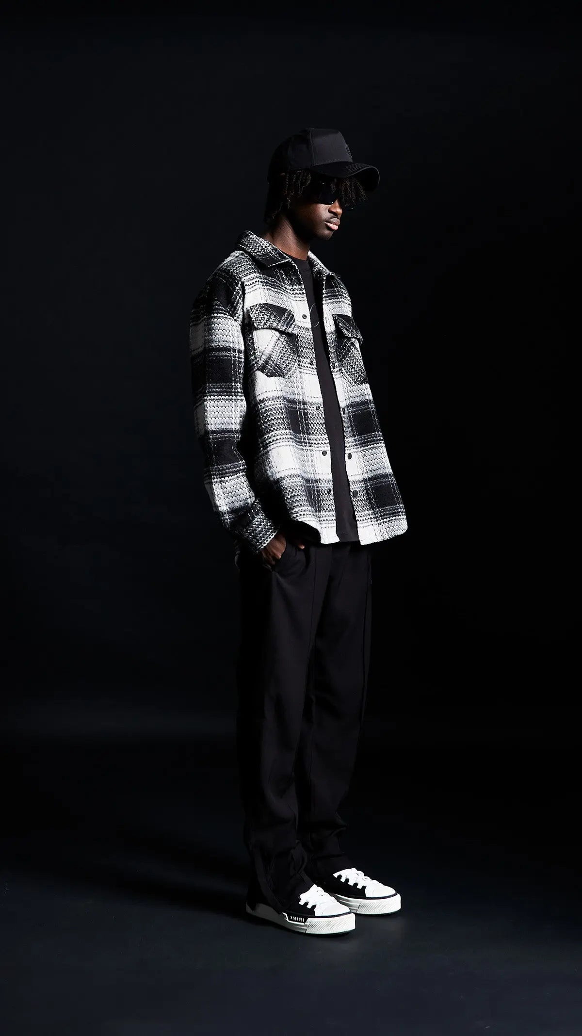White Check Flannel Shirt - ONLY THE BLIND™