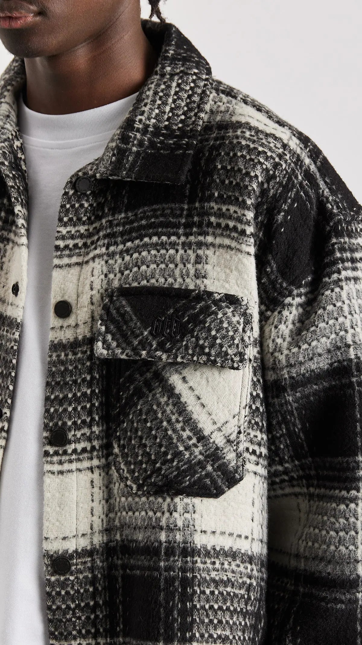 White Check Flannel Shirt - ONLY THE BLIND™