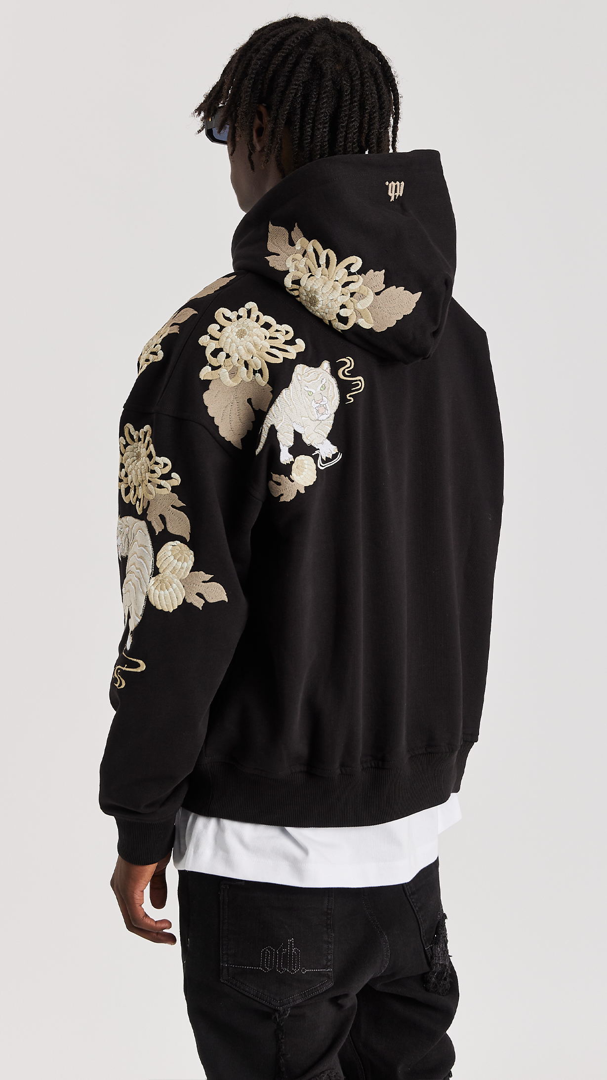 Black Koda Tiger Hoodie - ONLY THE BLIND™