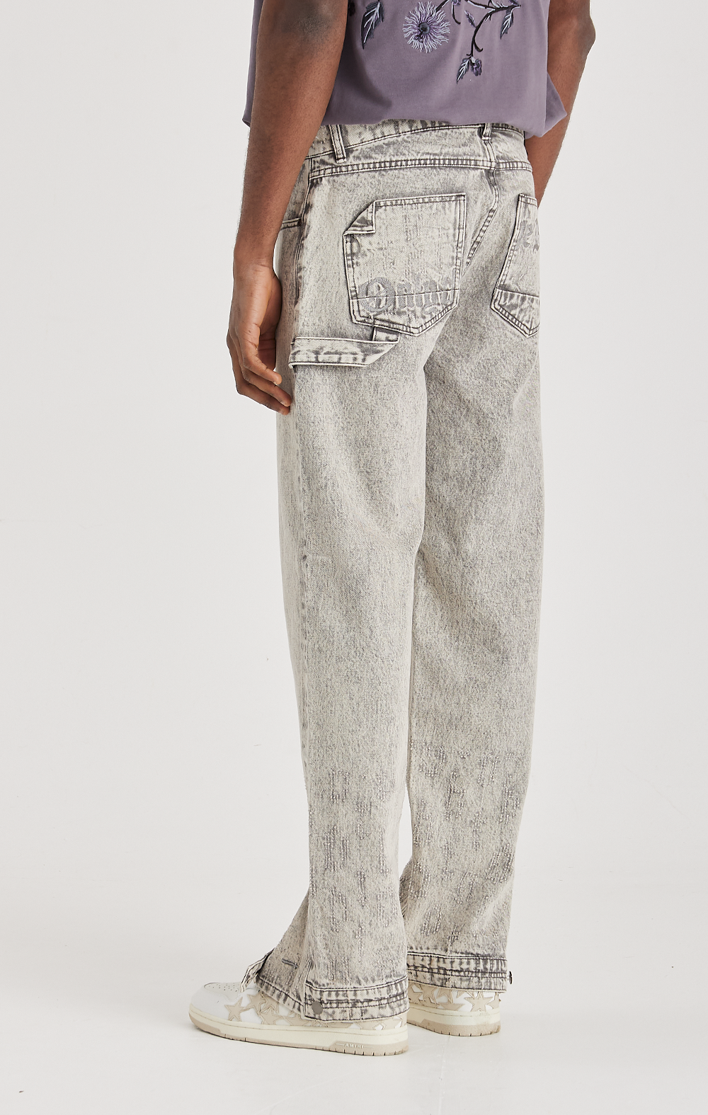 GREY ECLIPSE DENIM JEANS - ONLY THE BLIND™
