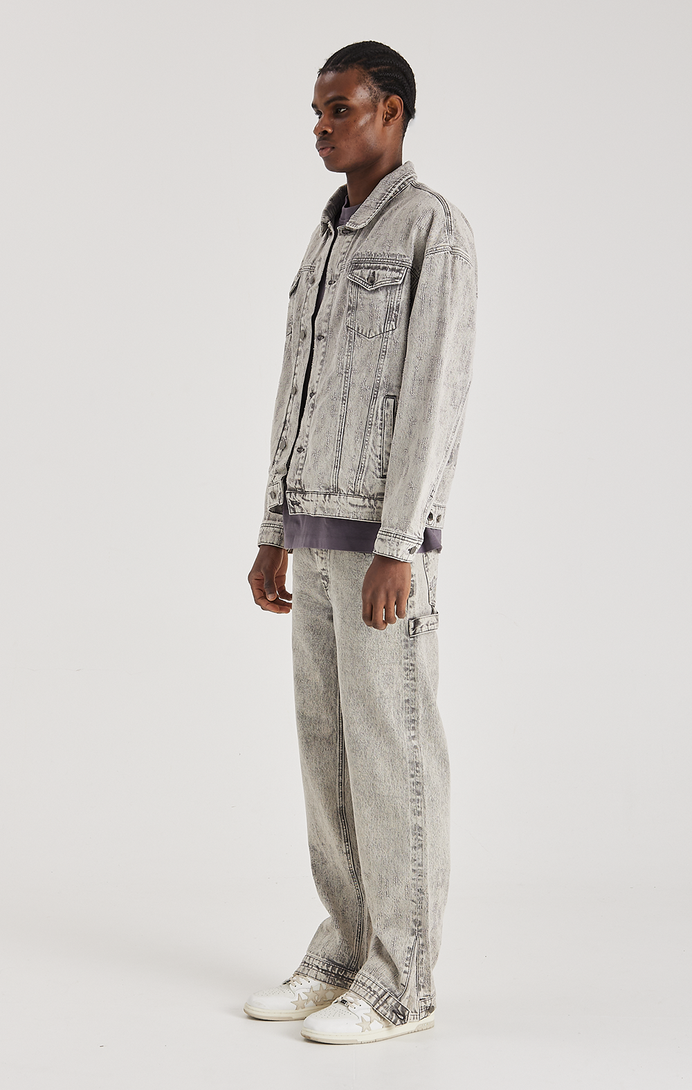 GREY ECLIPSE DENIM JEANS - ONLY THE BLIND™