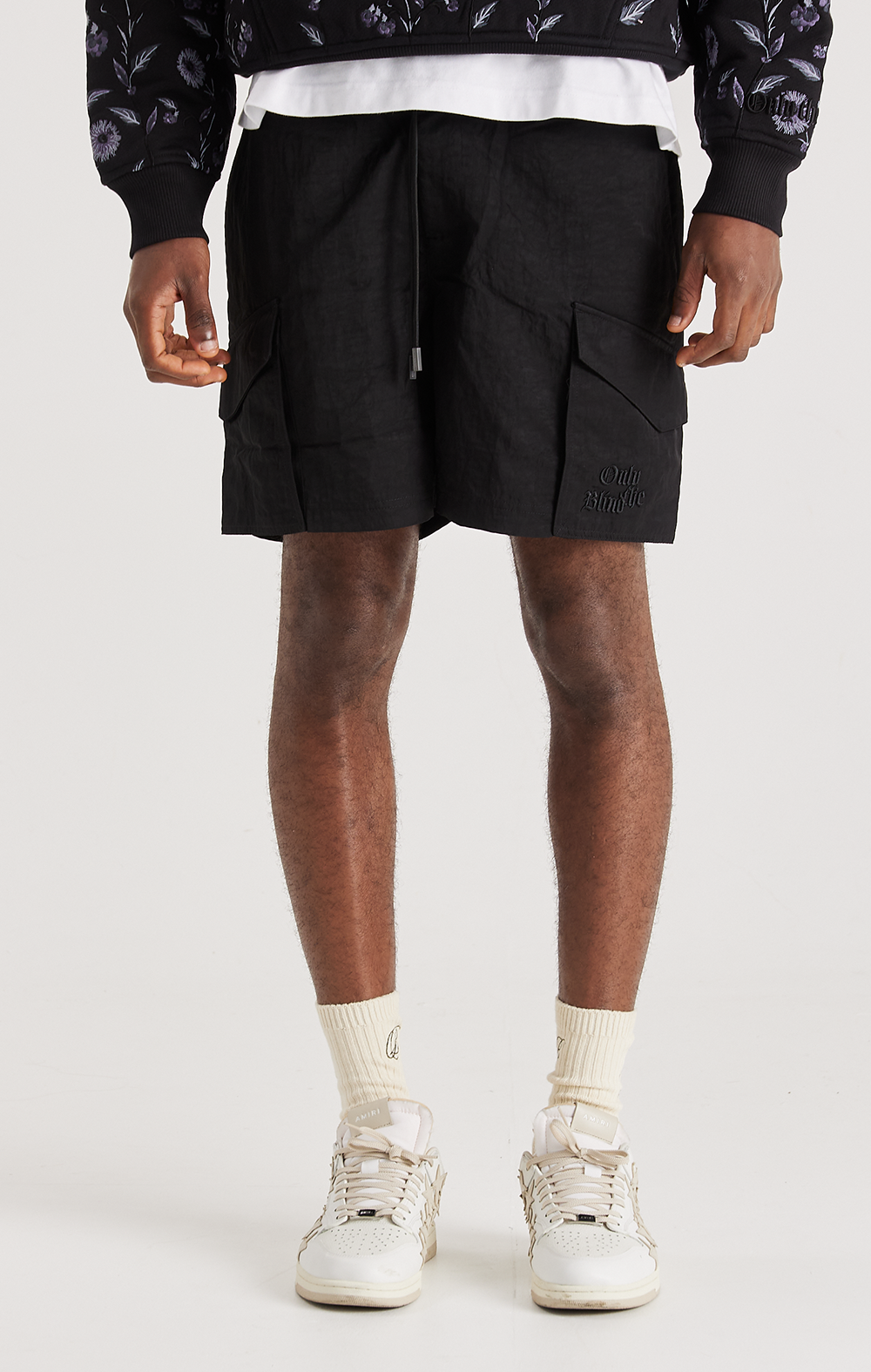MIDNIGHT CRINKLE CARGO SHORT - ONLY THE BLIND™