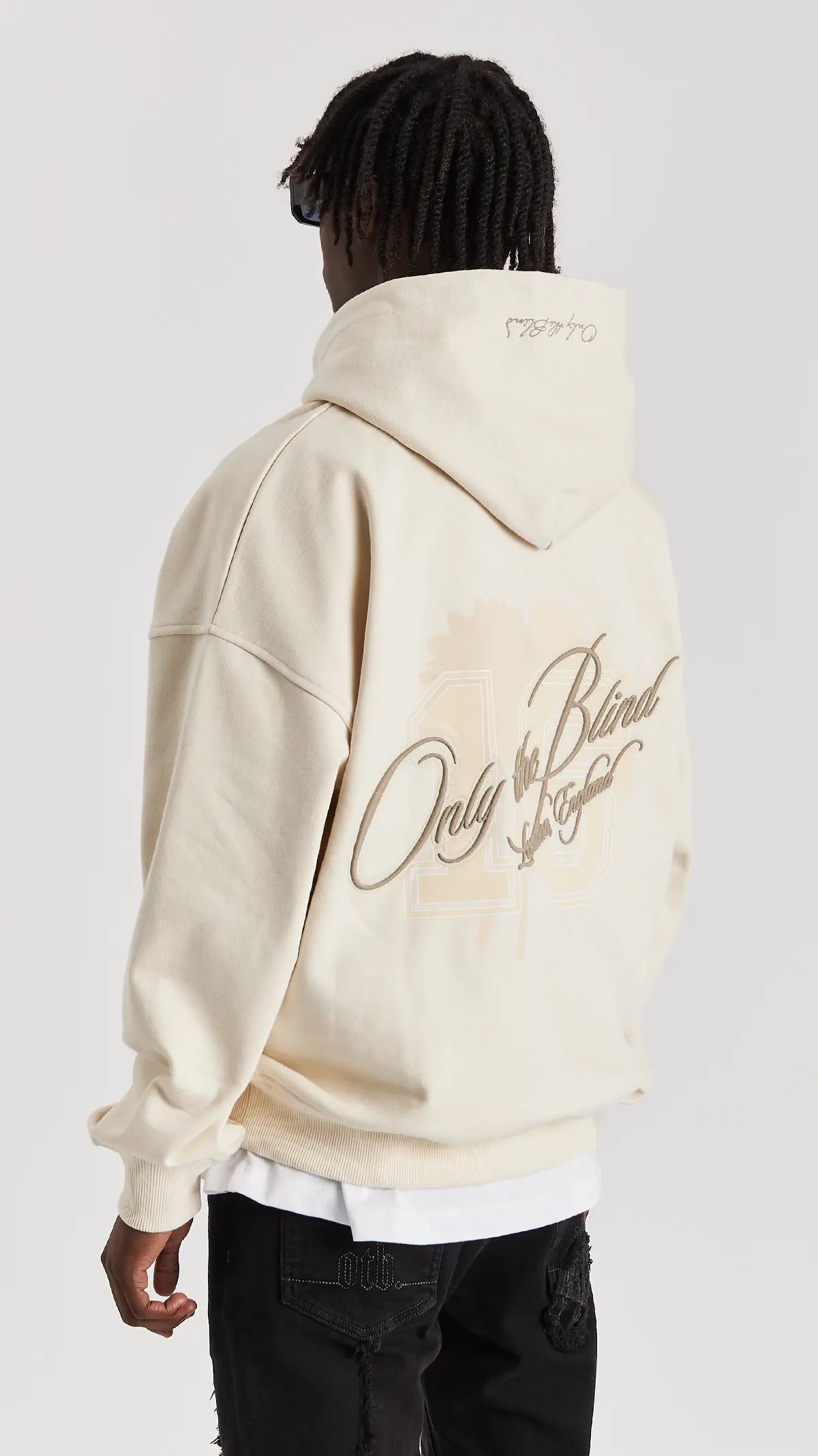 Sand Varsity Hoodie - ONLY THE BLIND™