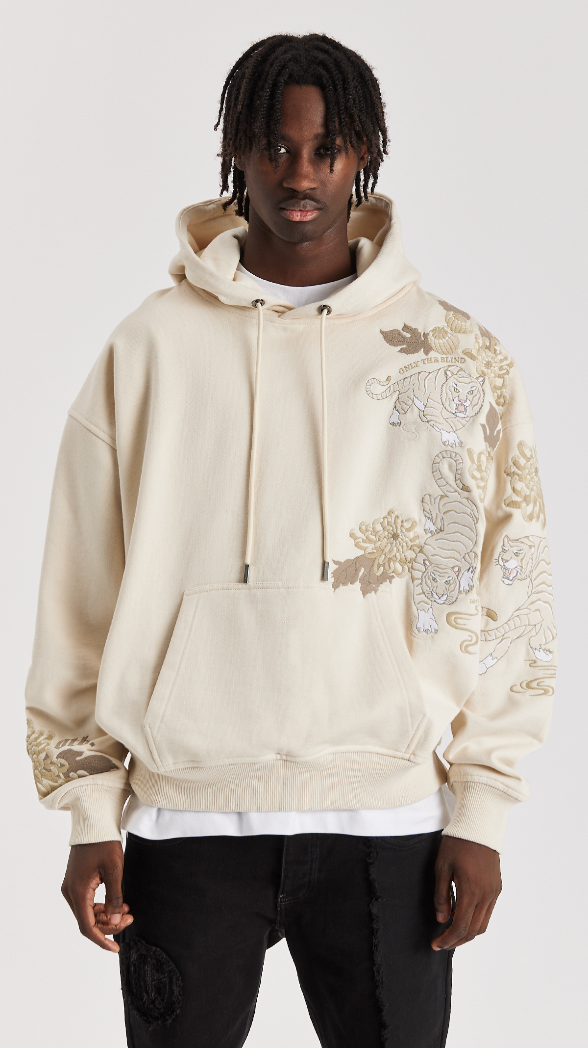 Sand Koda Tiger Hoodie - ONLY THE BLIND™
