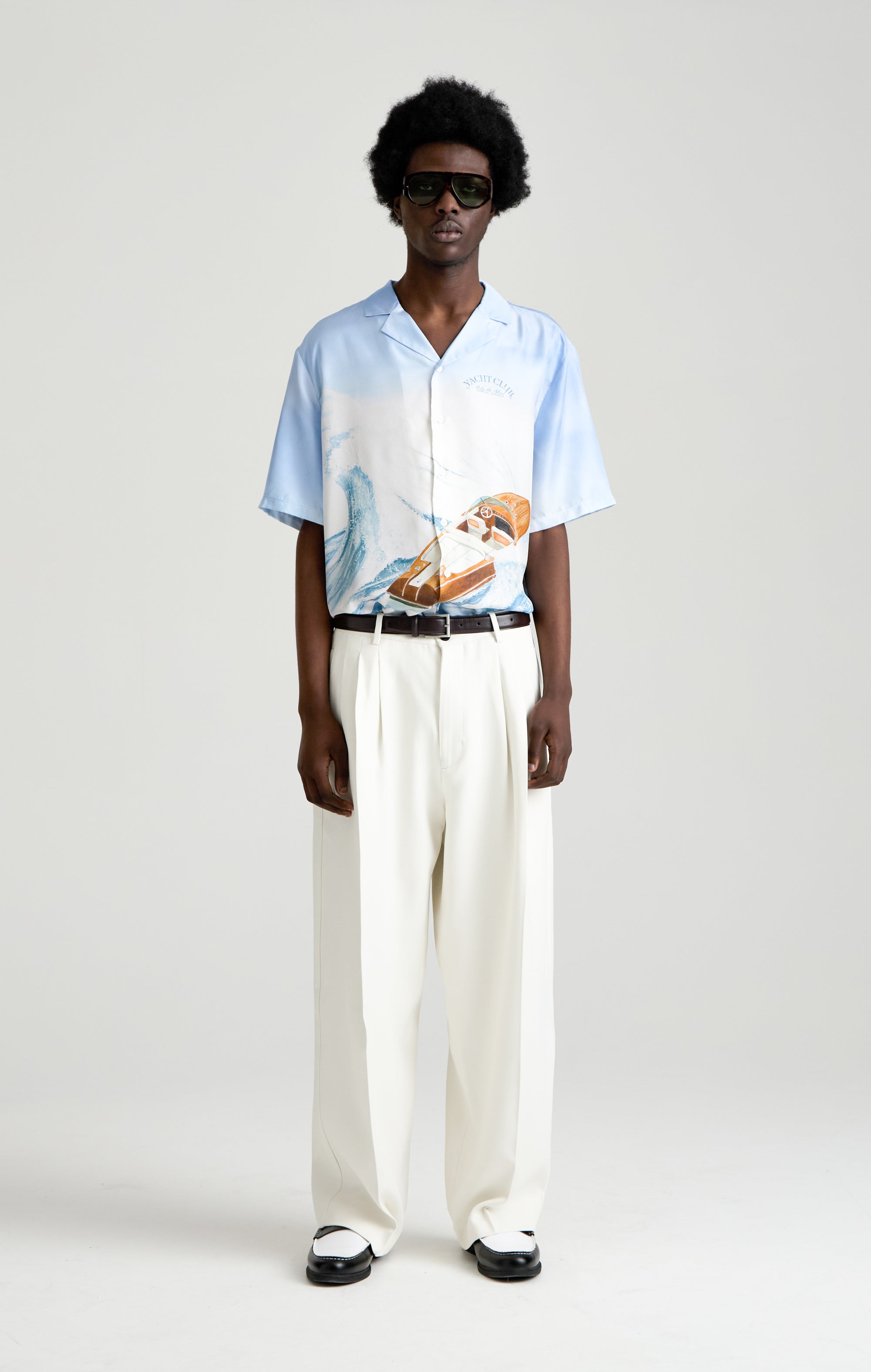 Seide Hemd von Meereswellen