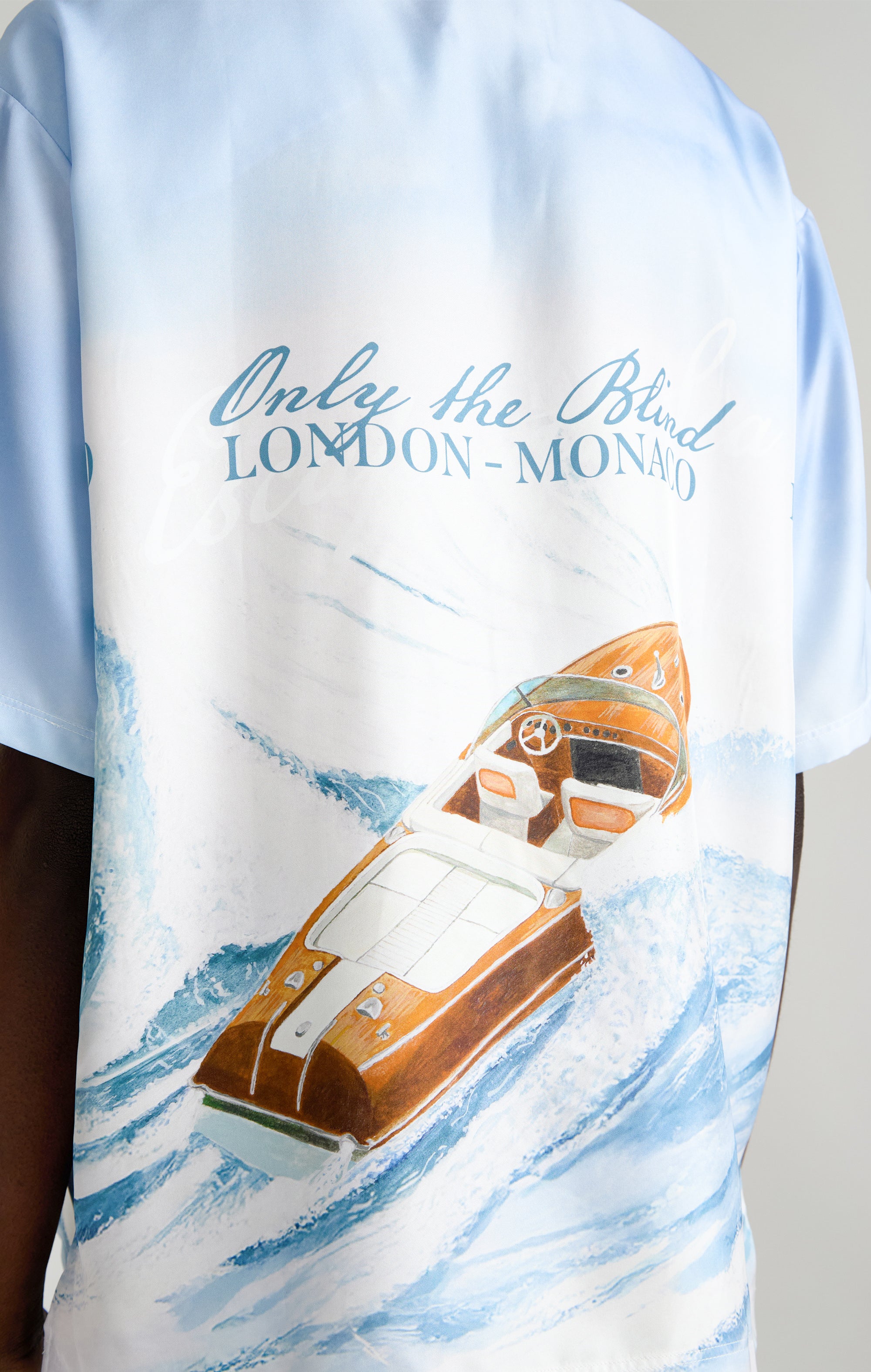 Seide Hemd von Meereswellen