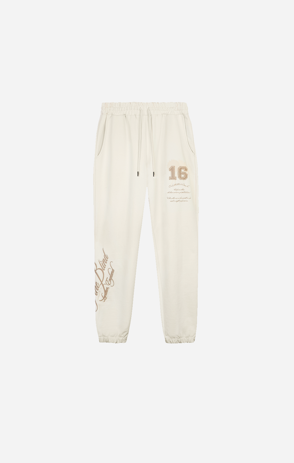 Sand Varsity Sweatpants - ONLY THE BLIND™