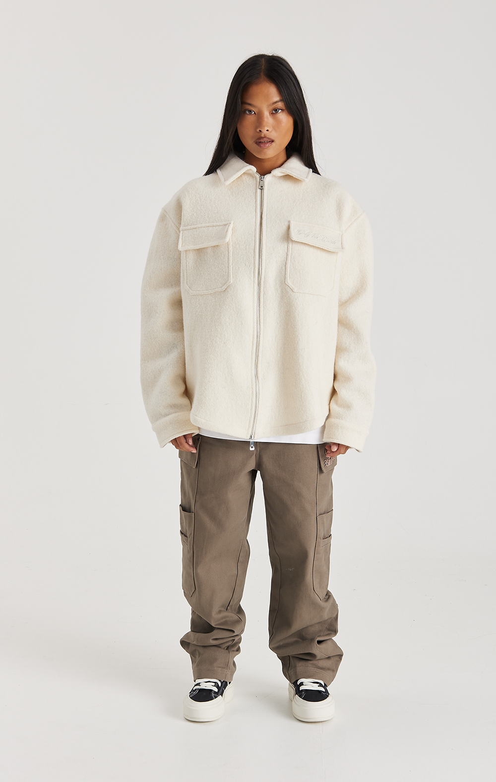 GLACIER WOOL OVERSHIRT - ONLY THE BLIND™