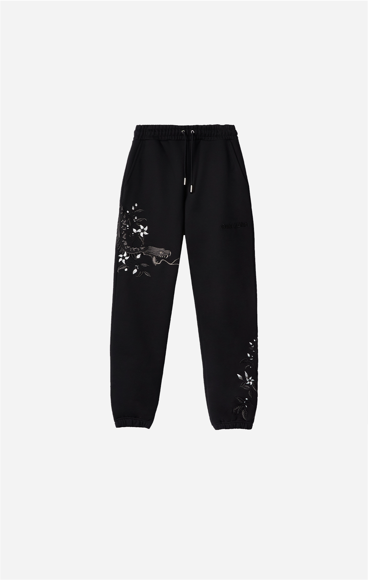 Night Python Embroidered Sweatpants - ONLY THE BLIND™