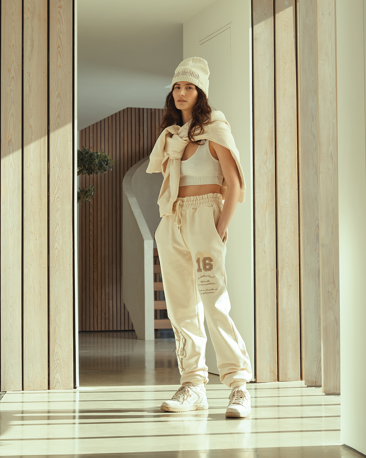 Sand Varsity Sweatpants - ONLY THE BLIND™