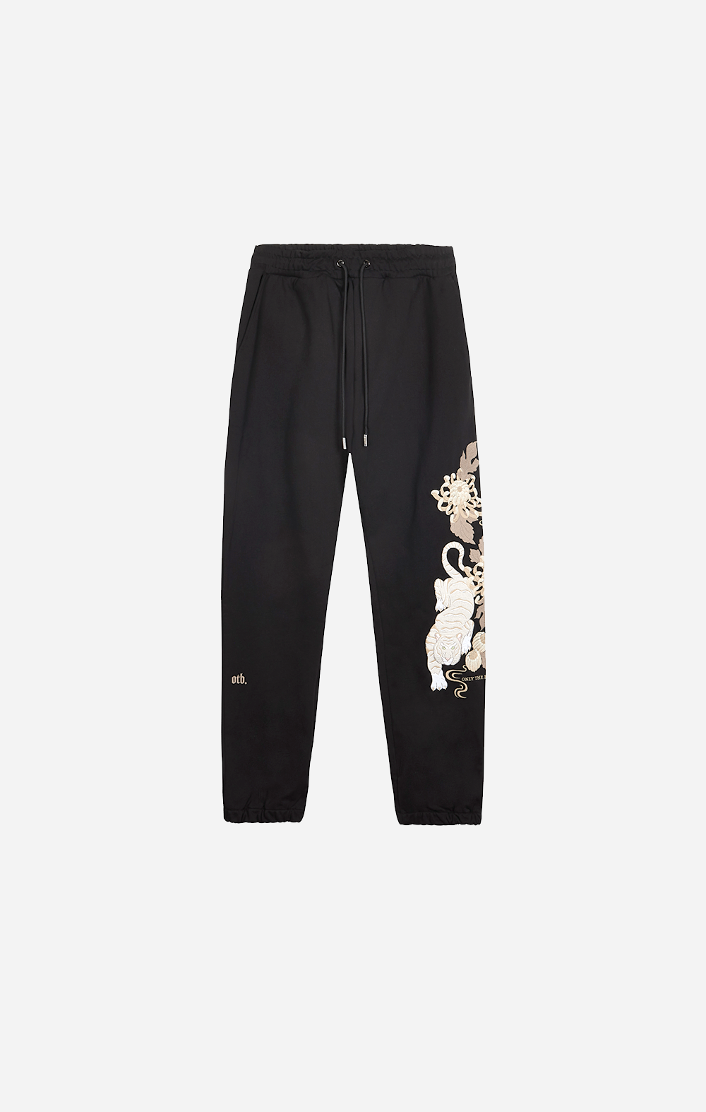 Black Koda Tiger Sweatpants - ONLY THE BLIND™