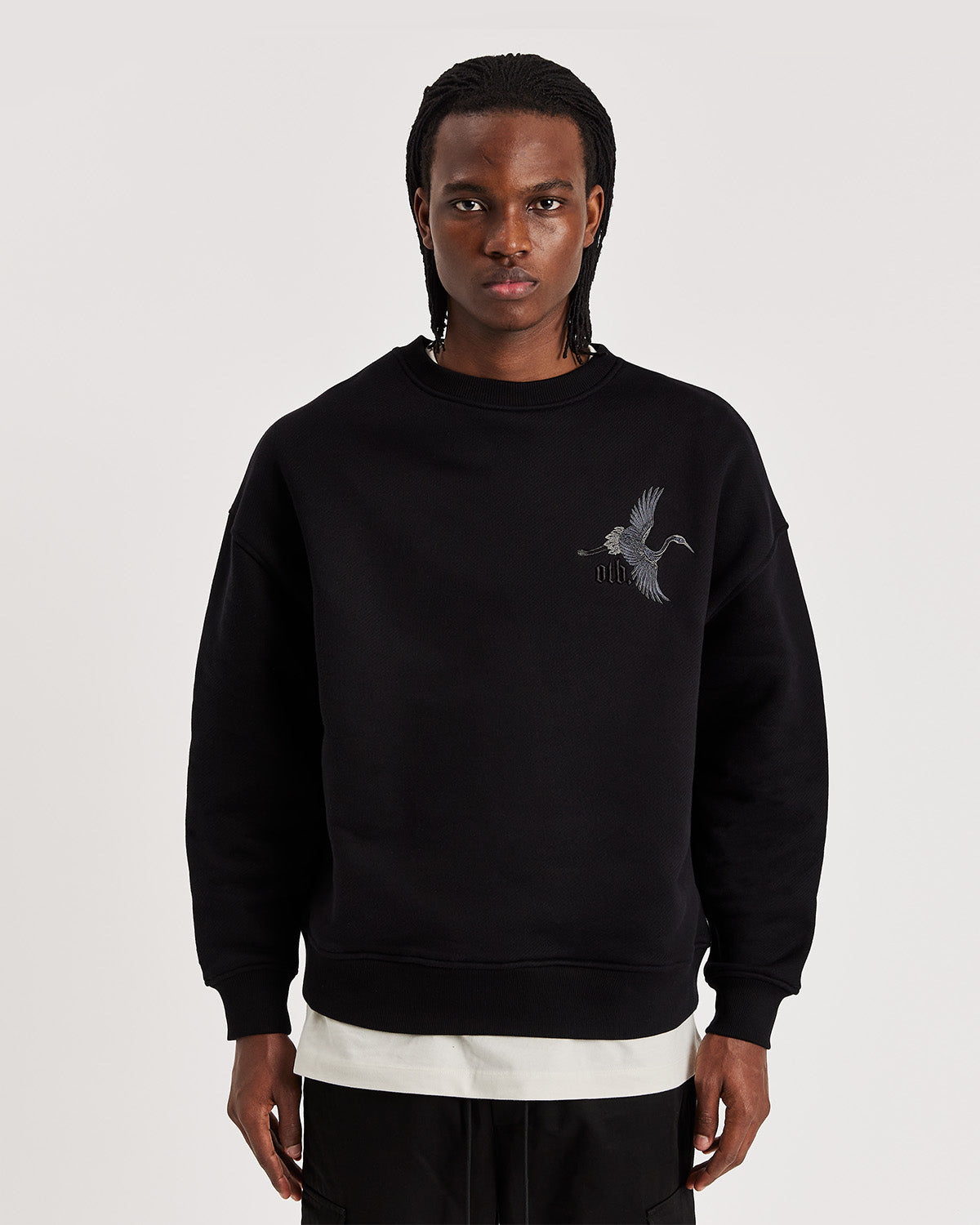 Dark Crane Statement Crew - ONLY THE BLIND™