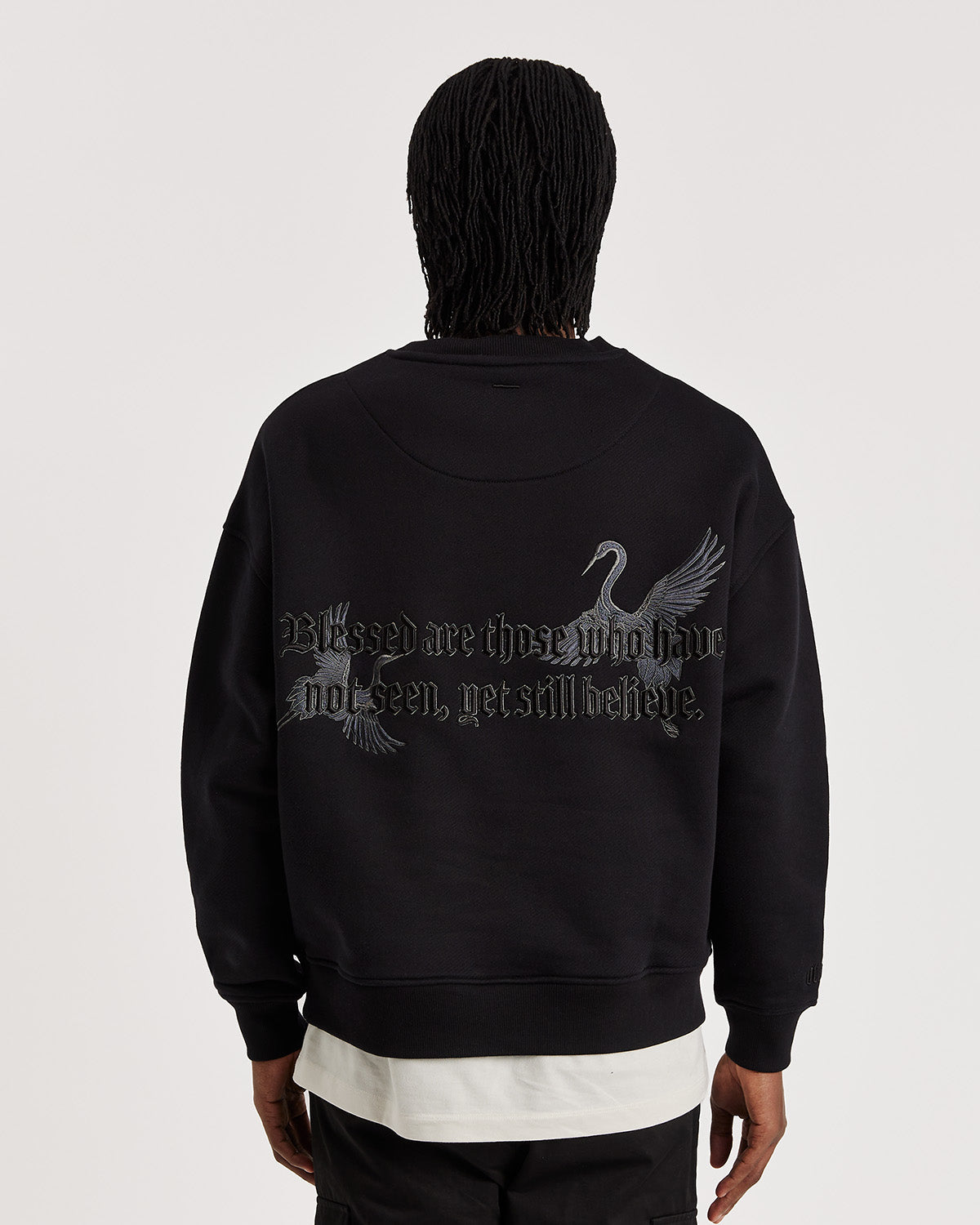 Dark Crane Statement Crew - ONLY THE BLIND™