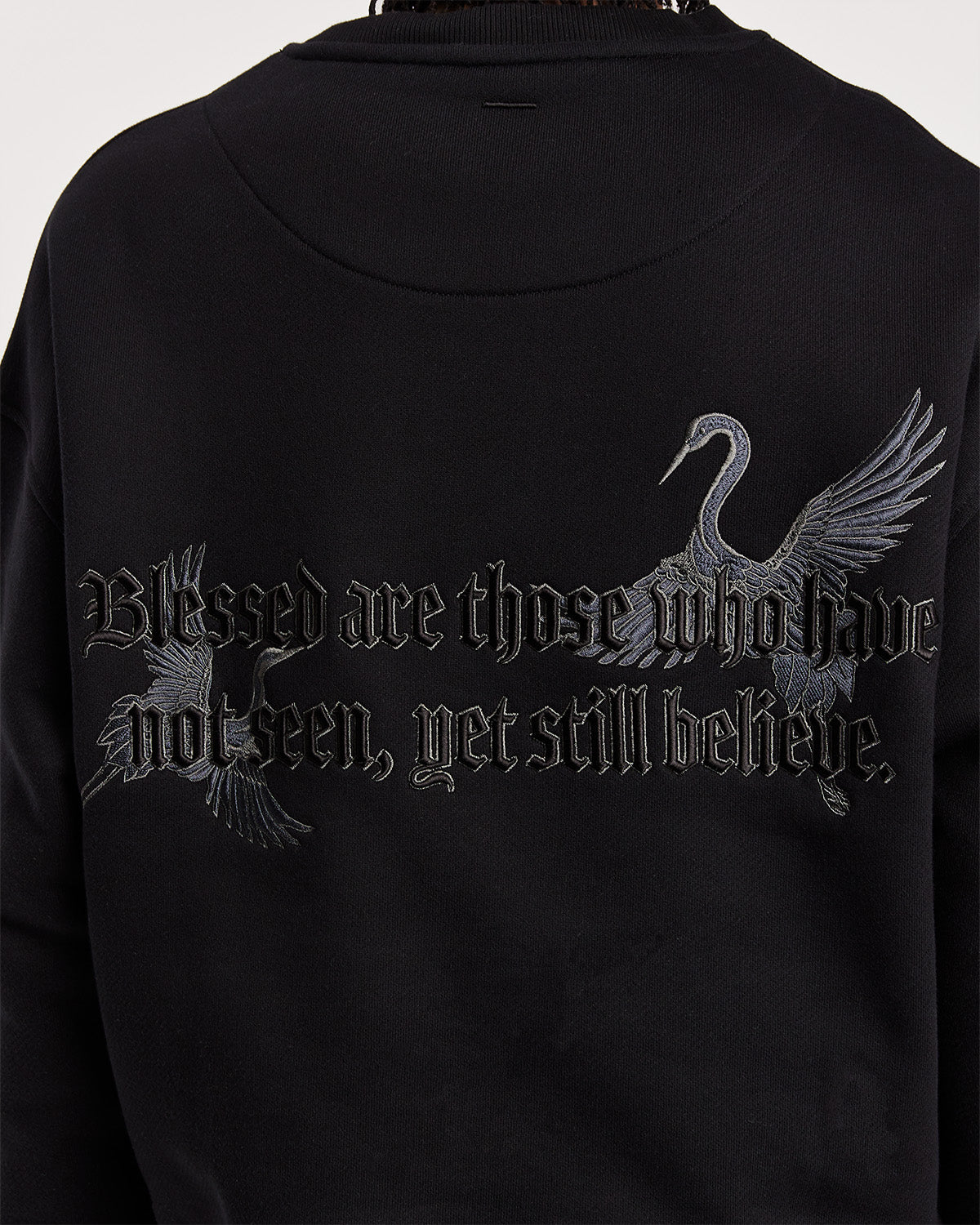 Dark Crane Statement Crew - ONLY THE BLIND™