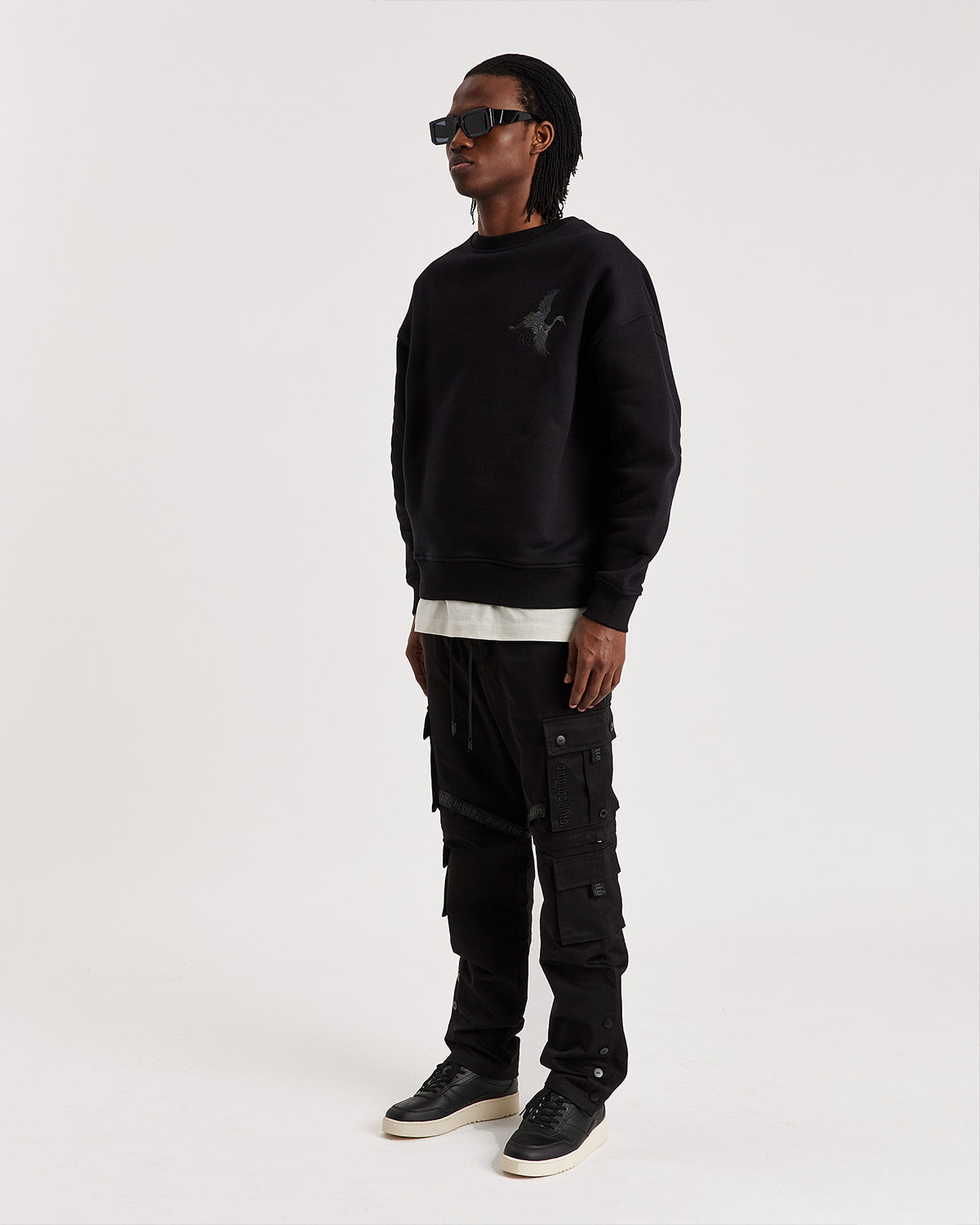 Dark Crane Statement Crew - ONLY THE BLIND™