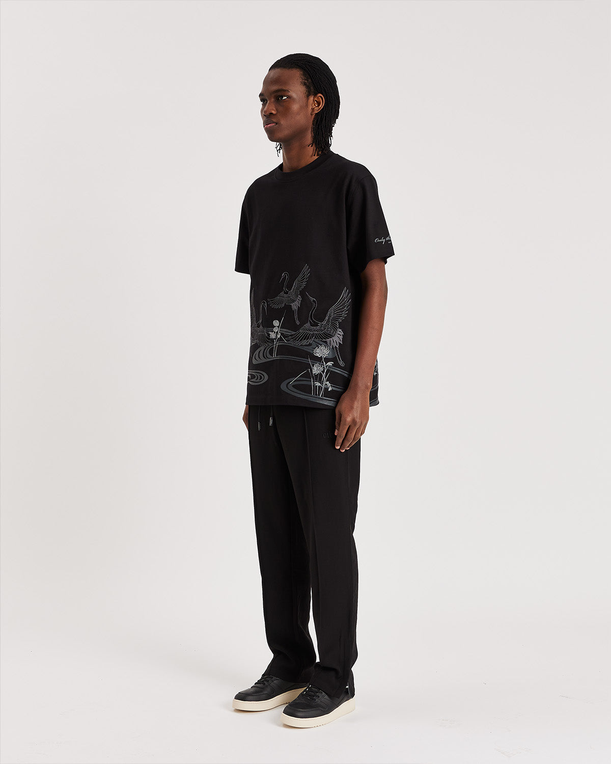 Dark Crane T-shirt - ONLY THE BLIND™