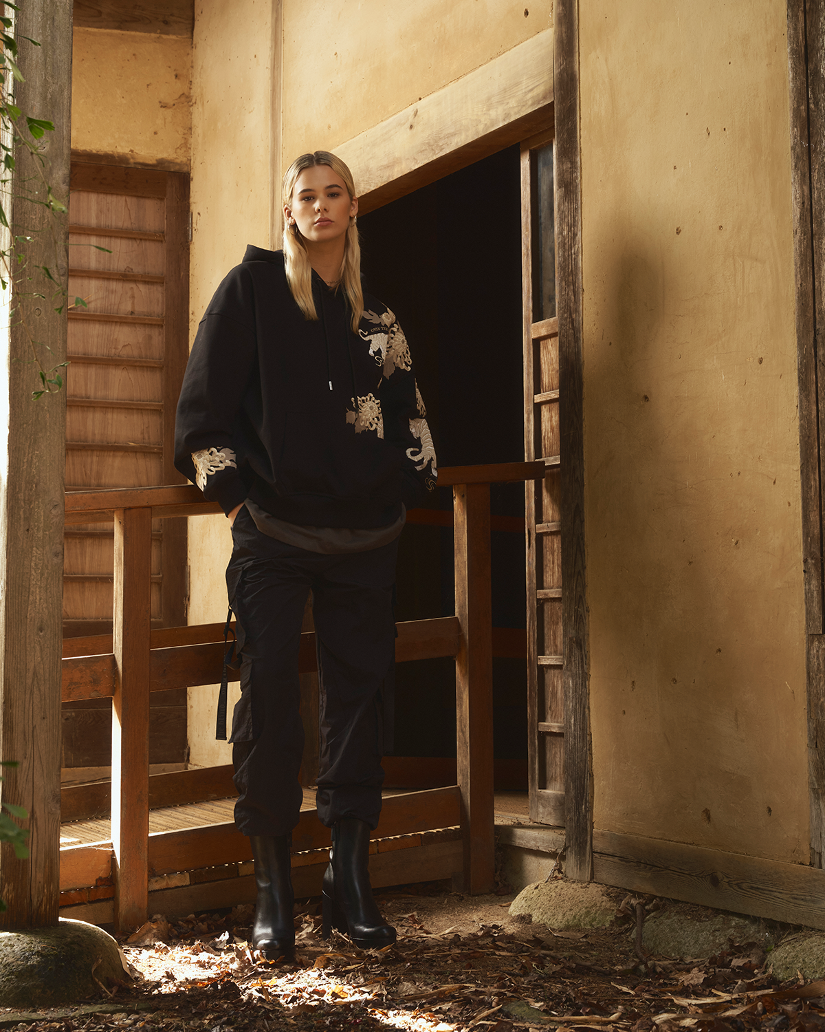 Black Koda Tiger Hoodie - ONLY THE BLIND™