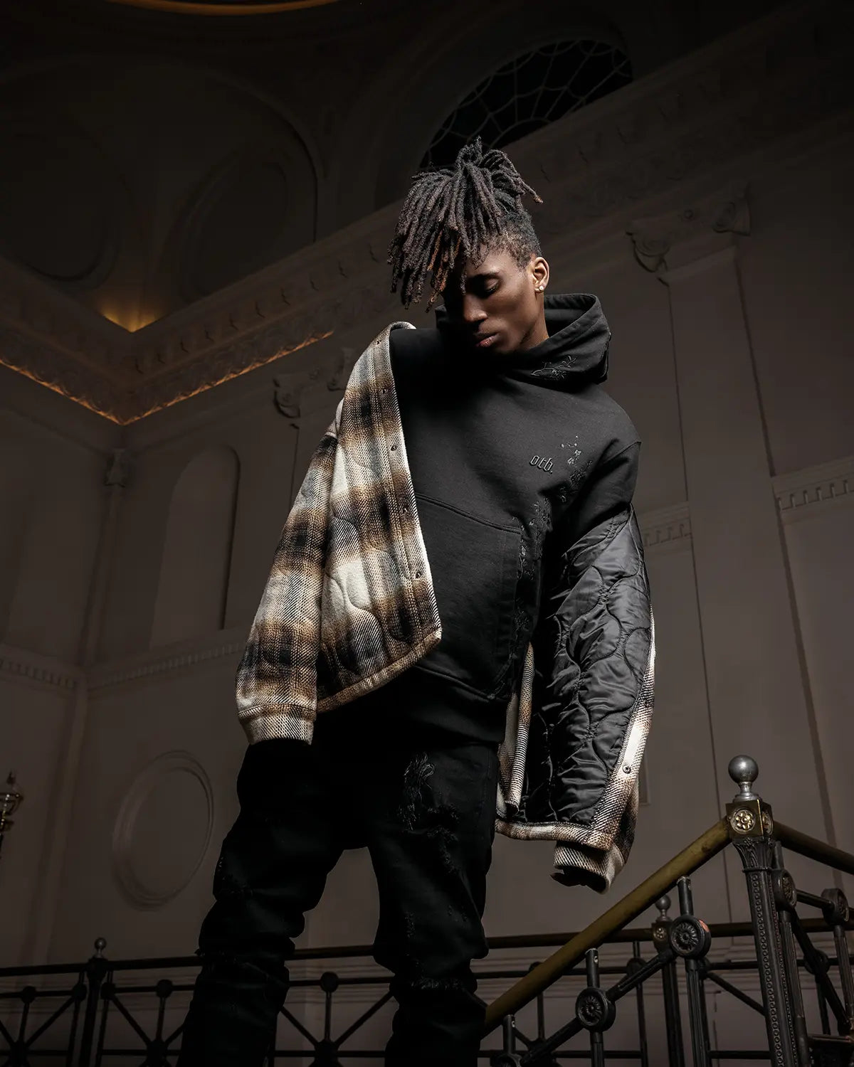 Taupe Quilted Flannel Shirt - ONLY THE BLIND™